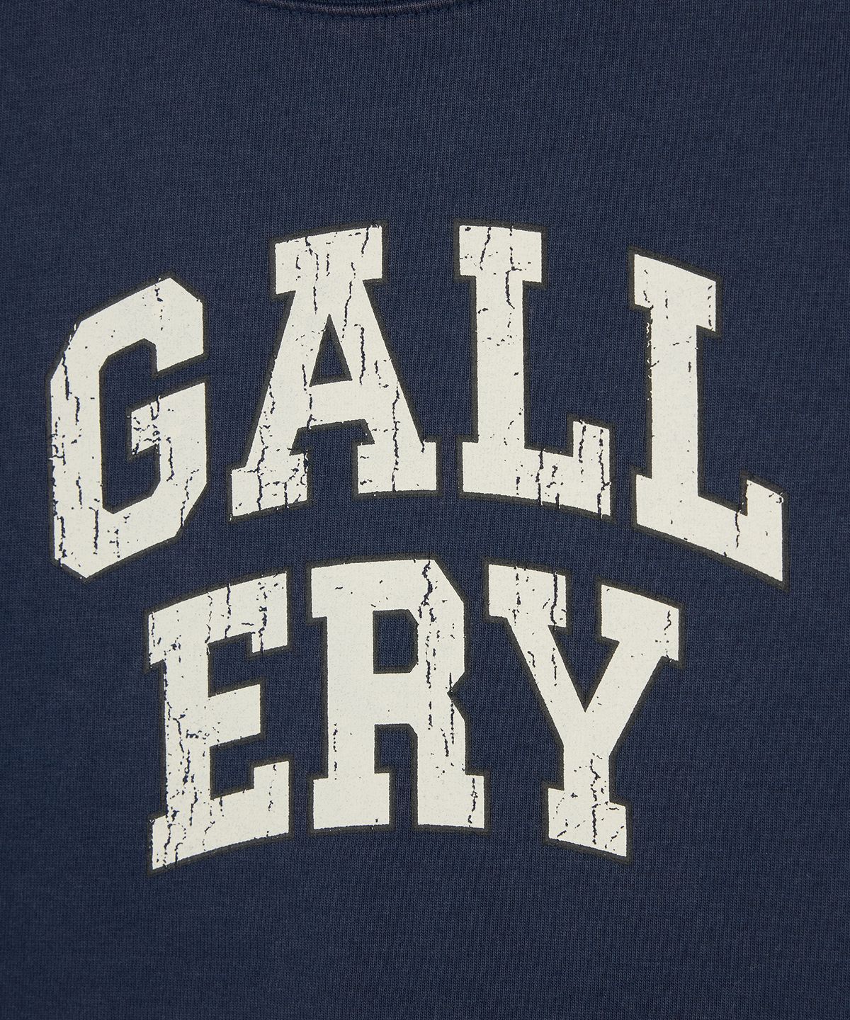 1011갤러리(1011 GALLERY) Women Classic Gallery Logo T-Shirts - Navy