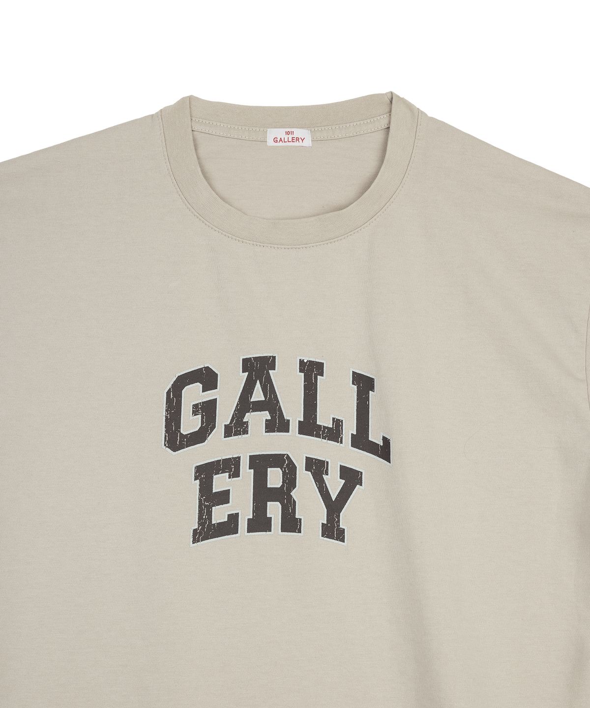 1011갤러리(1011 GALLERY) Classic Gallery Logo T-Shirts  - Sand