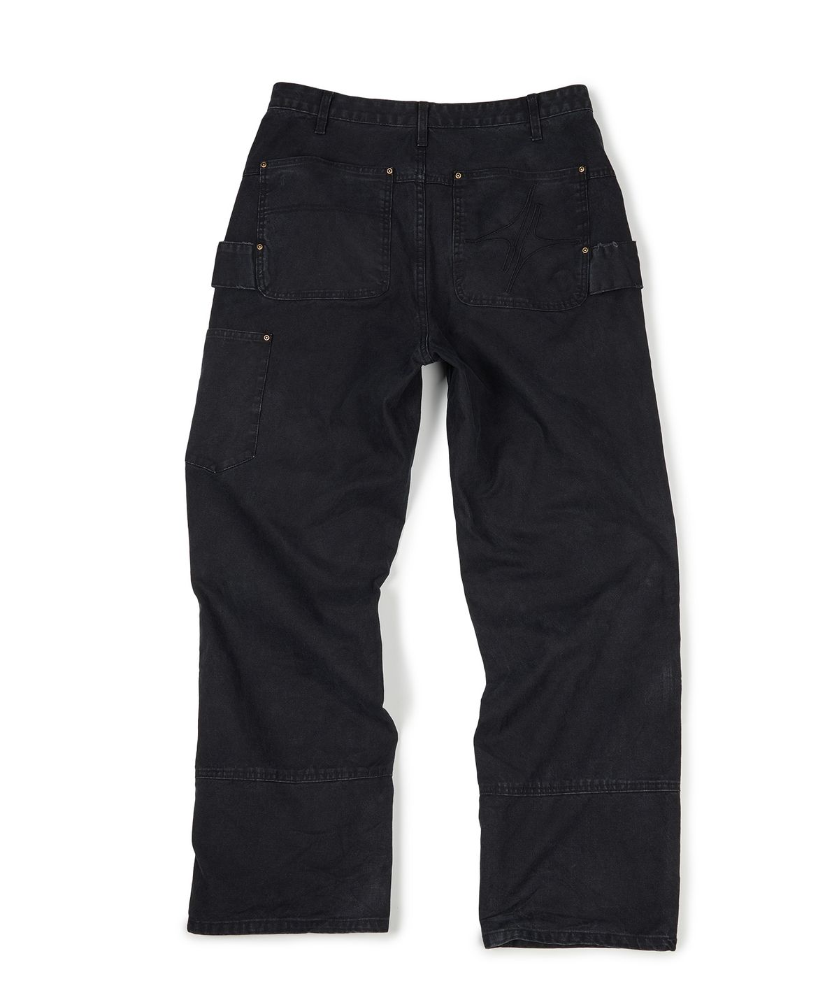 이티씨이(ETCE) DOUBLE KNEE CARPENTER PANTS (BLACK)