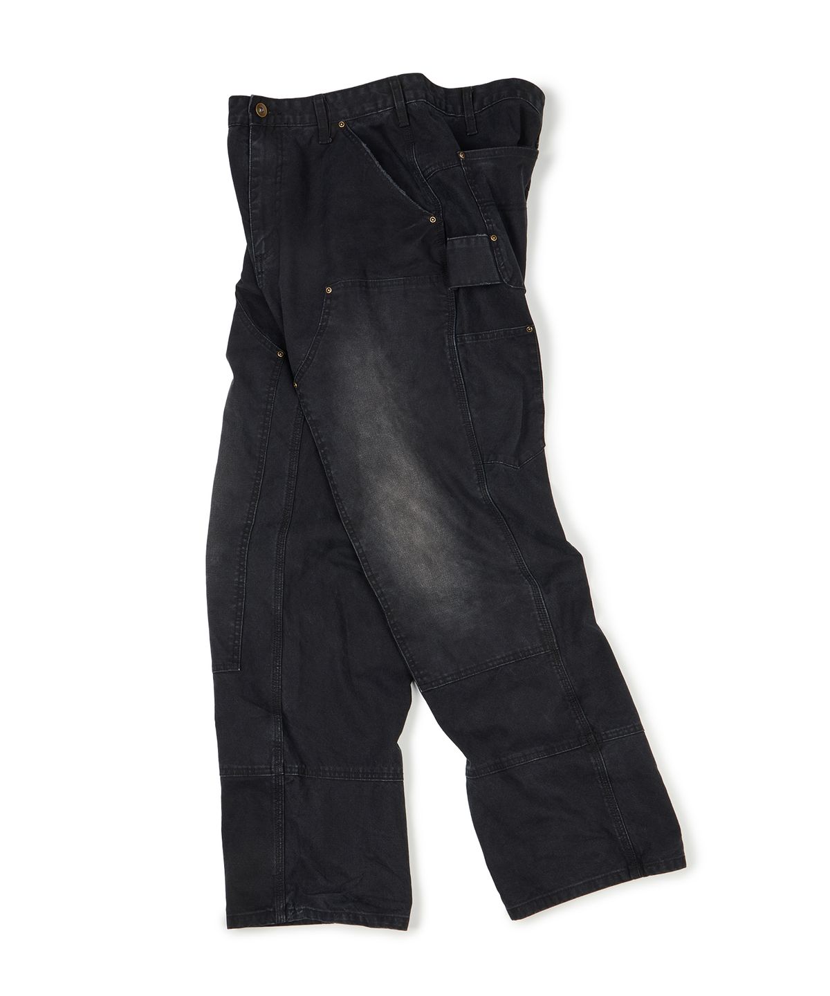 이티씨이(ETCE) DOUBLE KNEE CARPENTER PANTS (BLACK)