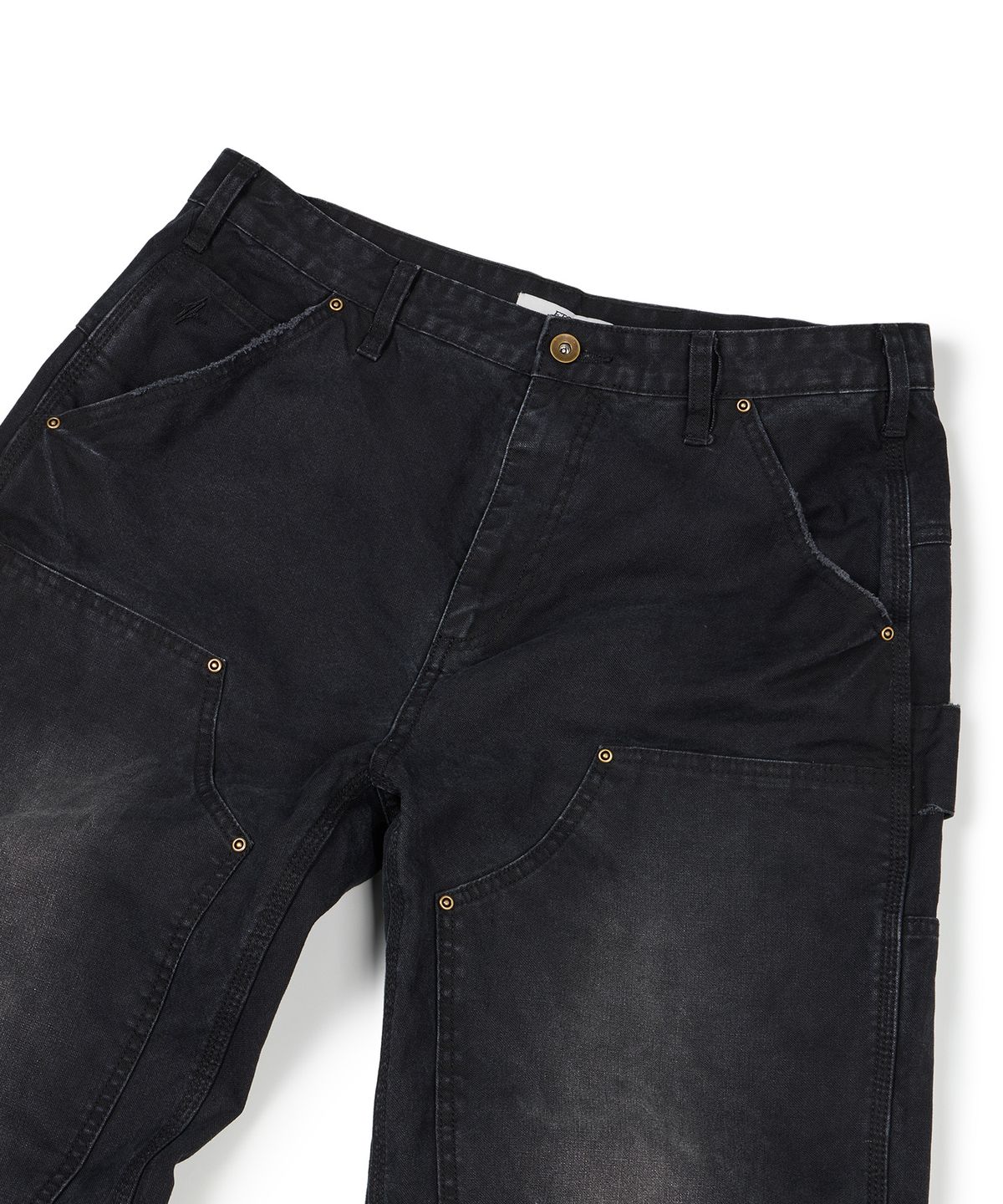 이티씨이(ETCE) DOUBLE KNEE CARPENTER PANTS (BLACK)