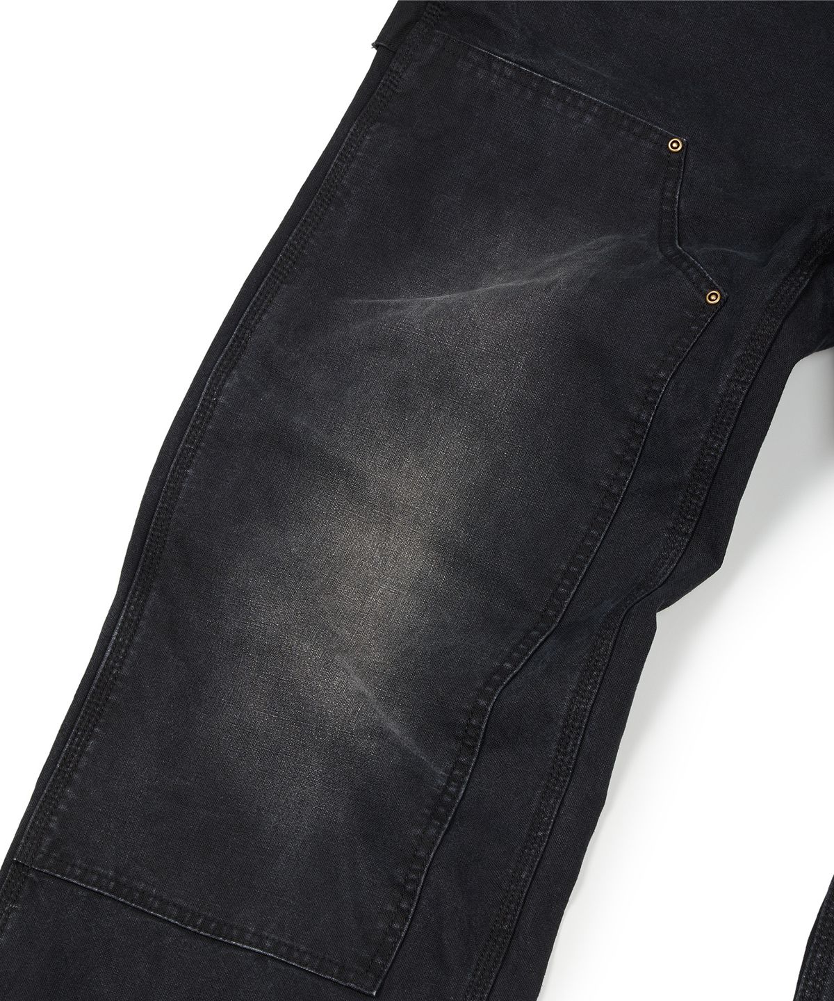 이티씨이(ETCE) DOUBLE KNEE CARPENTER PANTS (BLACK)