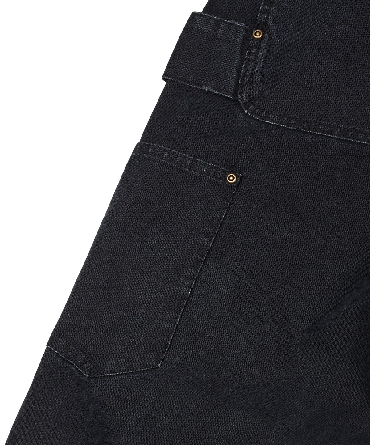이티씨이(ETCE) DOUBLE KNEE CARPENTER PANTS (BLACK)