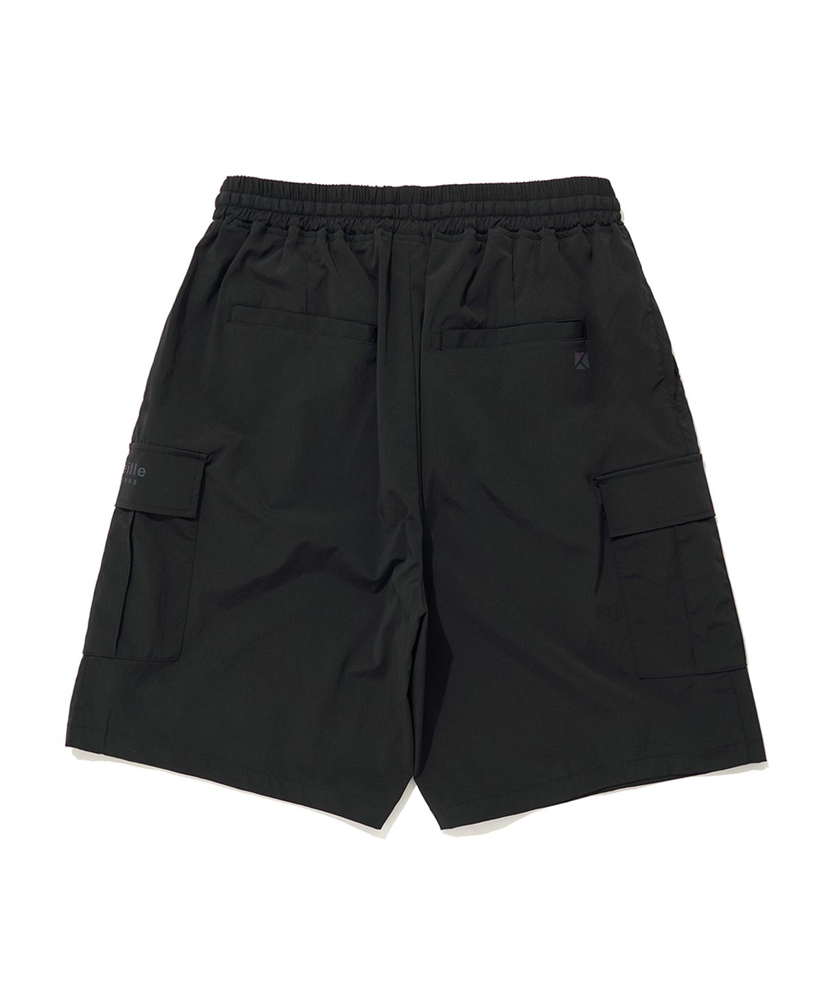 쿨트(KULTE) NYLON CARGO SHORT_BLACK