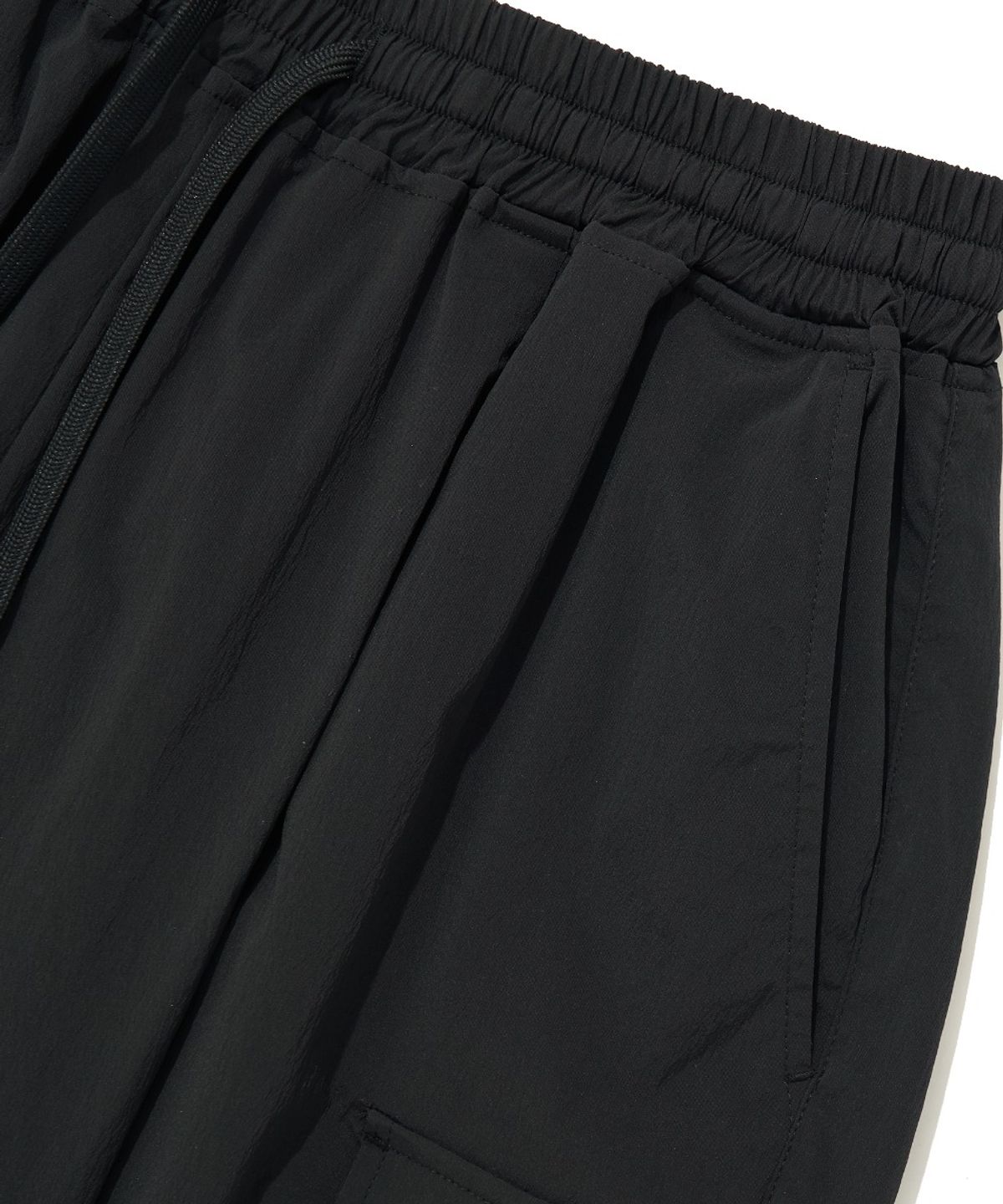 쿨트(KULTE) NYLON CARGO SHORT_BLACK