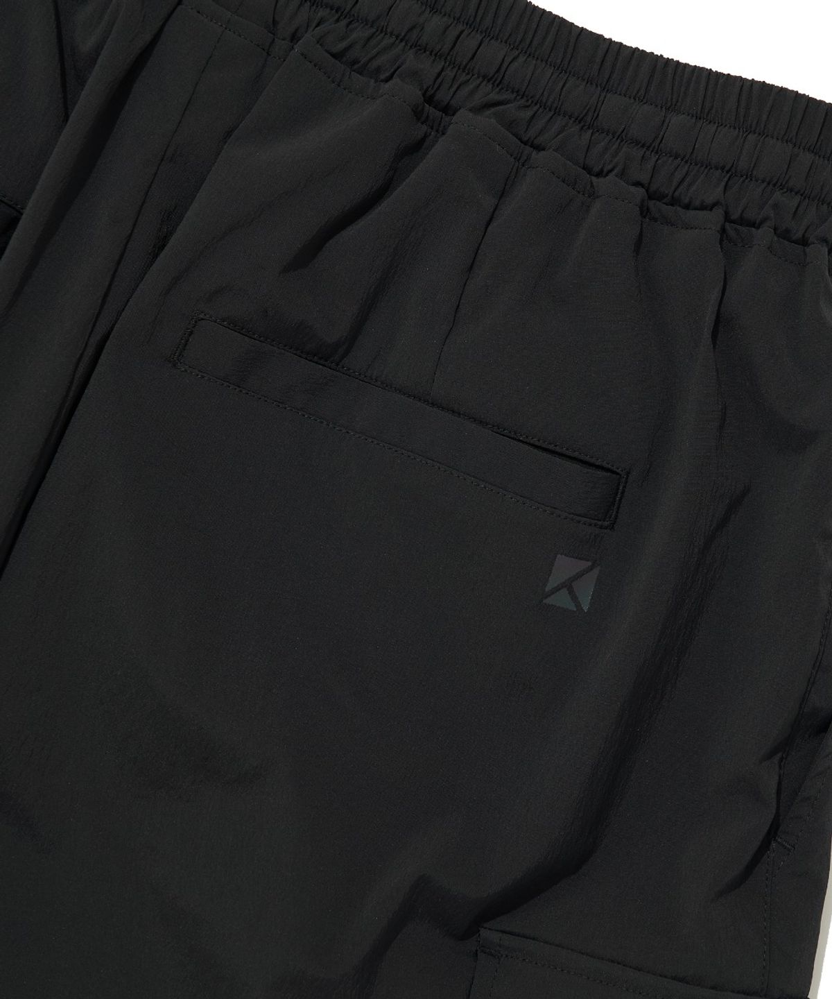 쿨트(KULTE) NYLON CARGO SHORT_BLACK