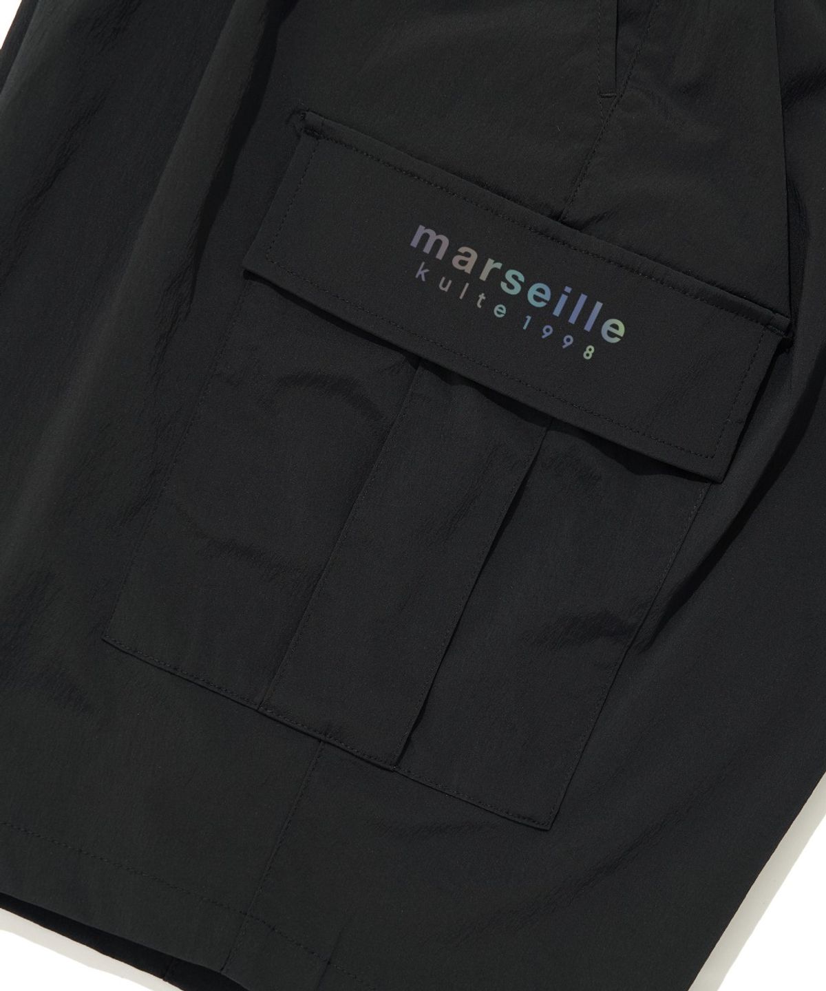 쿨트(KULTE) NYLON CARGO SHORT_BLACK
