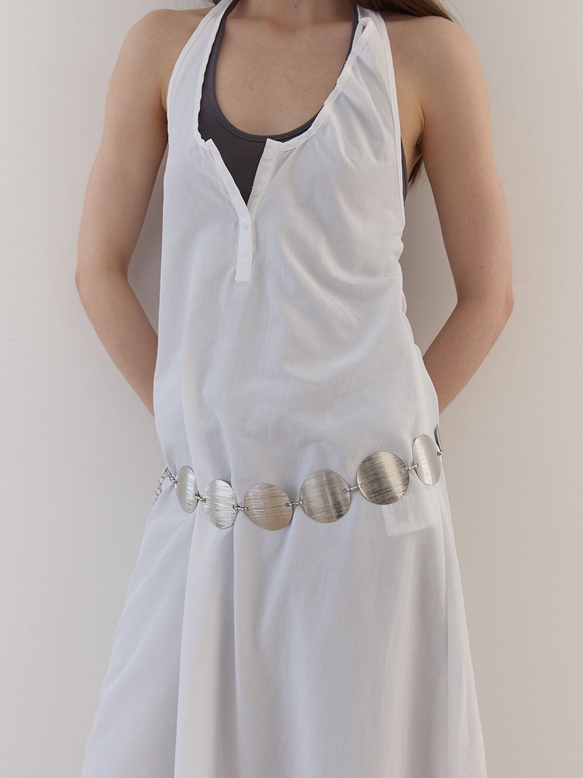아수라(ASURA) TUK HALTER ONE-PIECE (WHITE)