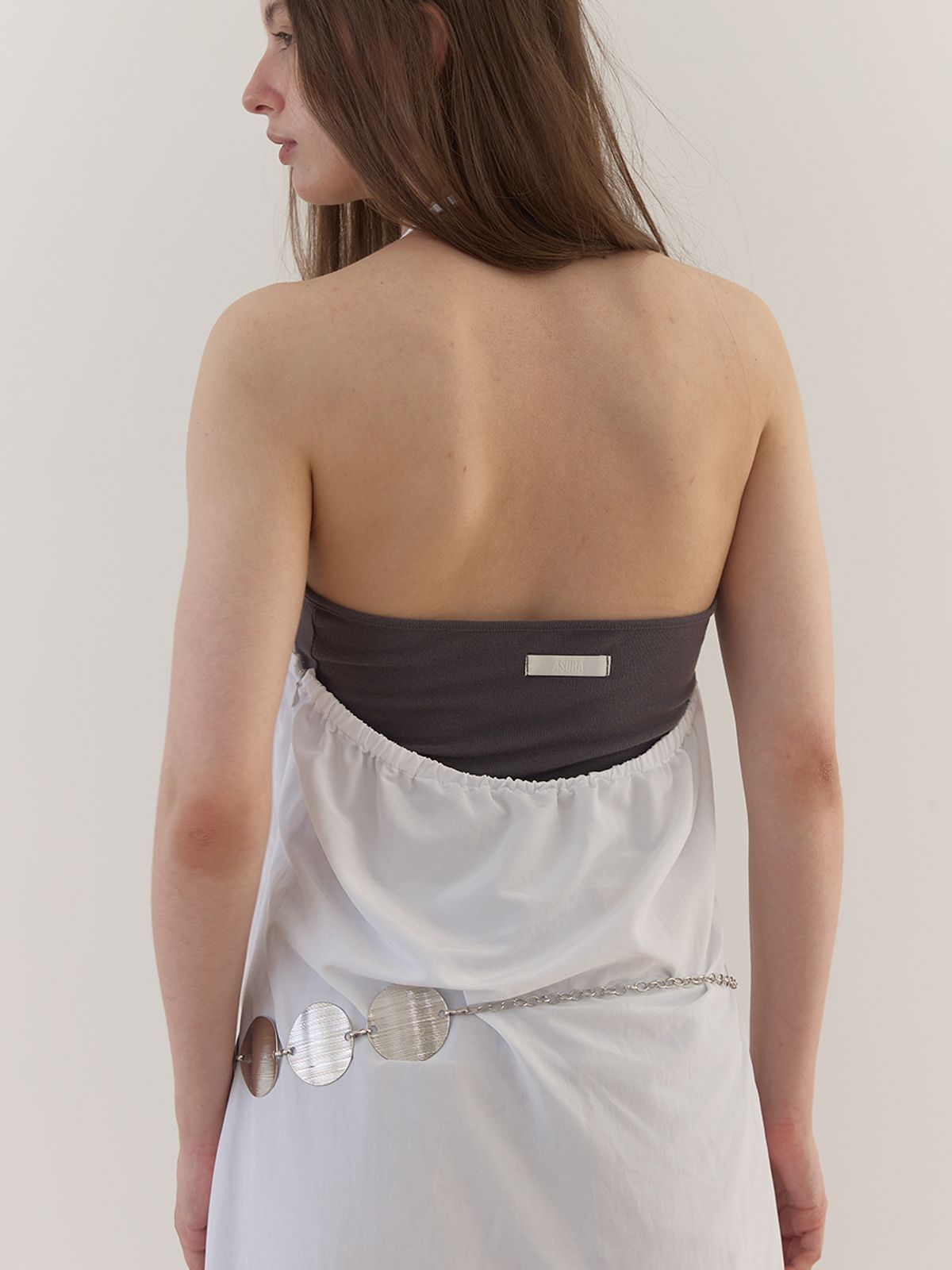 아수라(ASURA) TUK HALTER ONE-PIECE (WHITE)