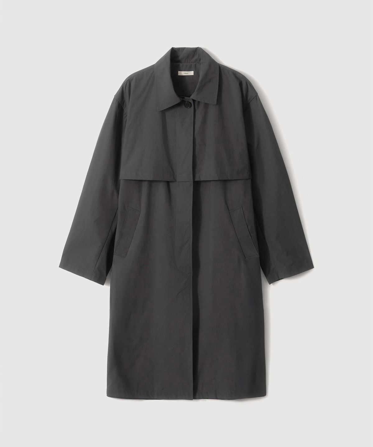 파로(FAHRO) FLAP MAC COAT CHARCOAL