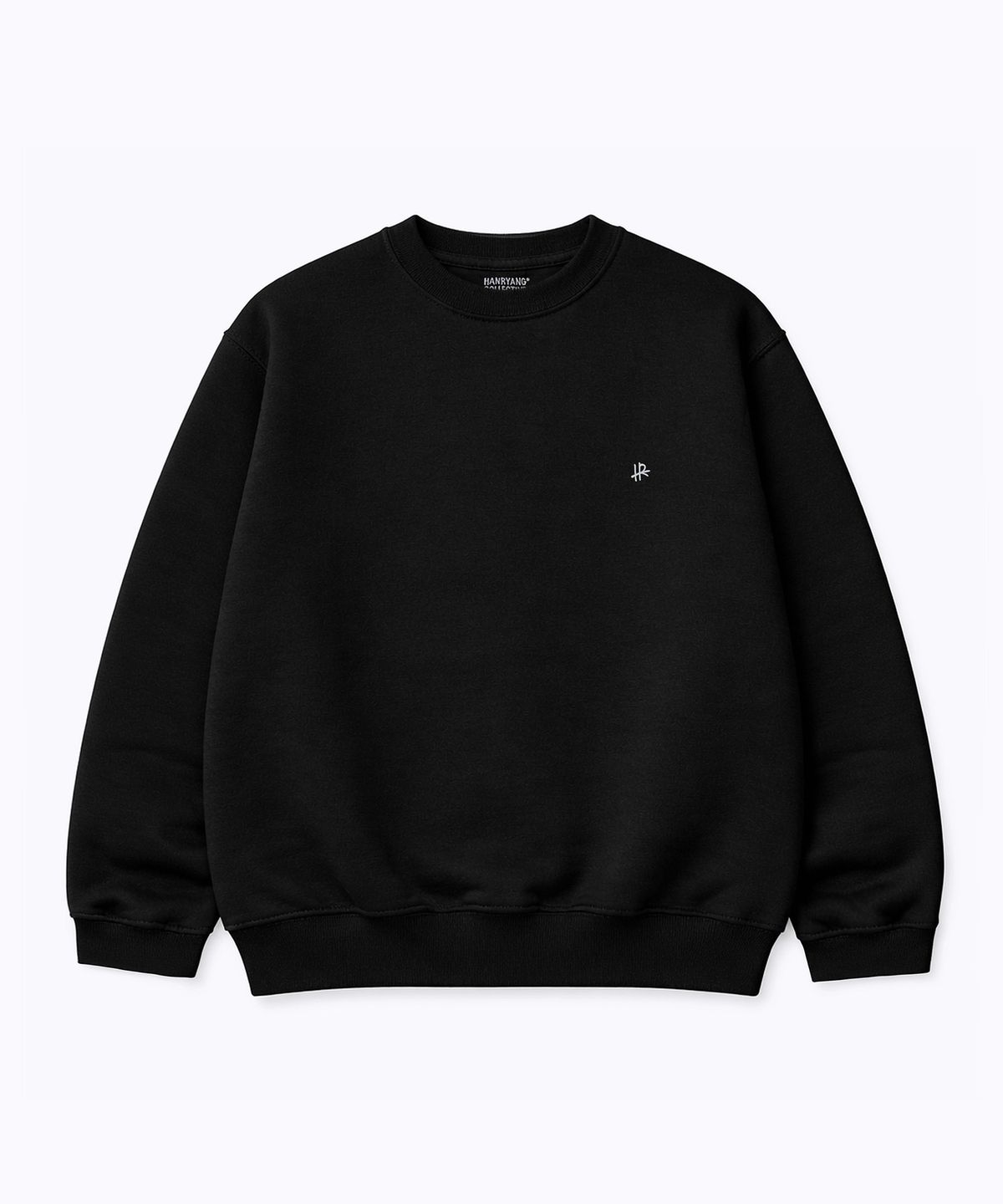 한량 컬렉티브(HANRYANG COLLECTIVE) HR HORAENG HAND CREW SWEAT BLACK