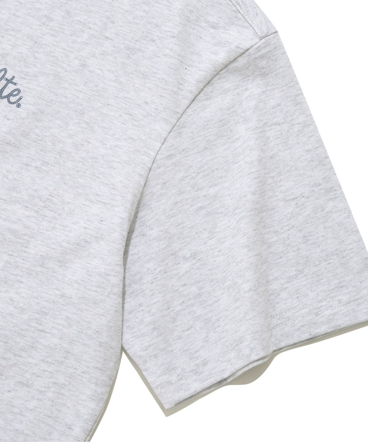 쿨트(KULTE) ROPE LOGO PRINT T-SHIRT_L.M.GREY