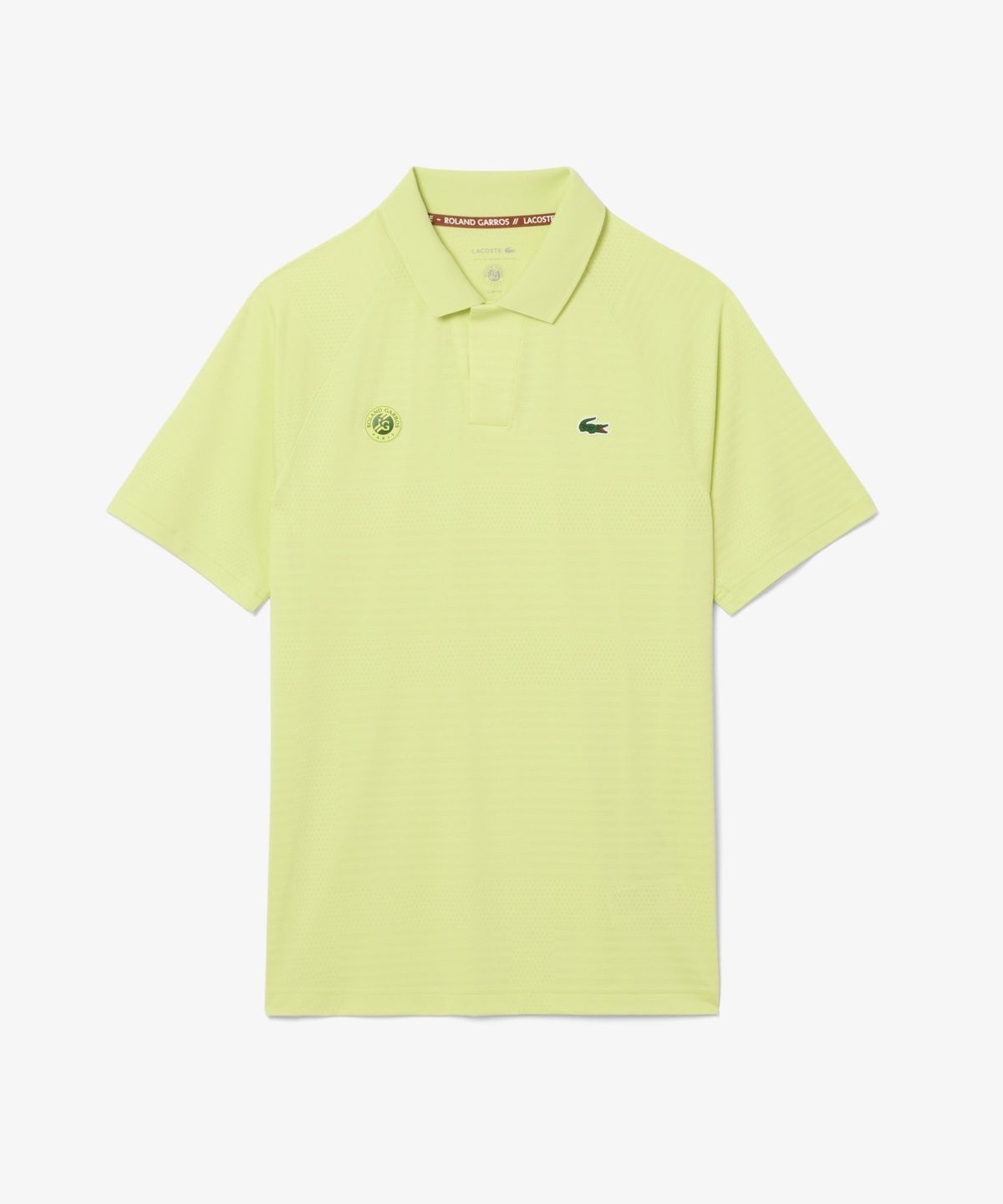 라코스테(LACOSTE) 남성 롤랑가로스 AOP 카라변형 폴로 셔츠 DH0333-56G BIC