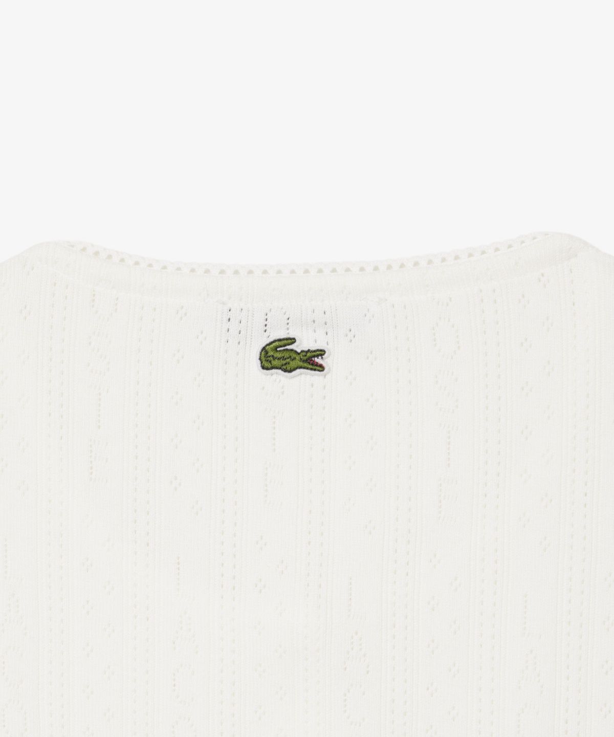 라코스테(LACOSTE) 여성 포인텔 리본 크록 긴팔 가디건 TF9866-56G 70V