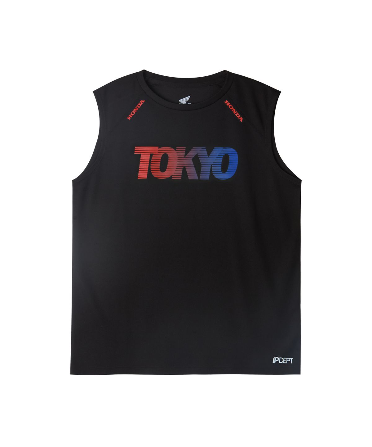 핍스 모터사이클(PHYPS MOTORCYCLE) Tokyo Motorcycle Running Singlet Black