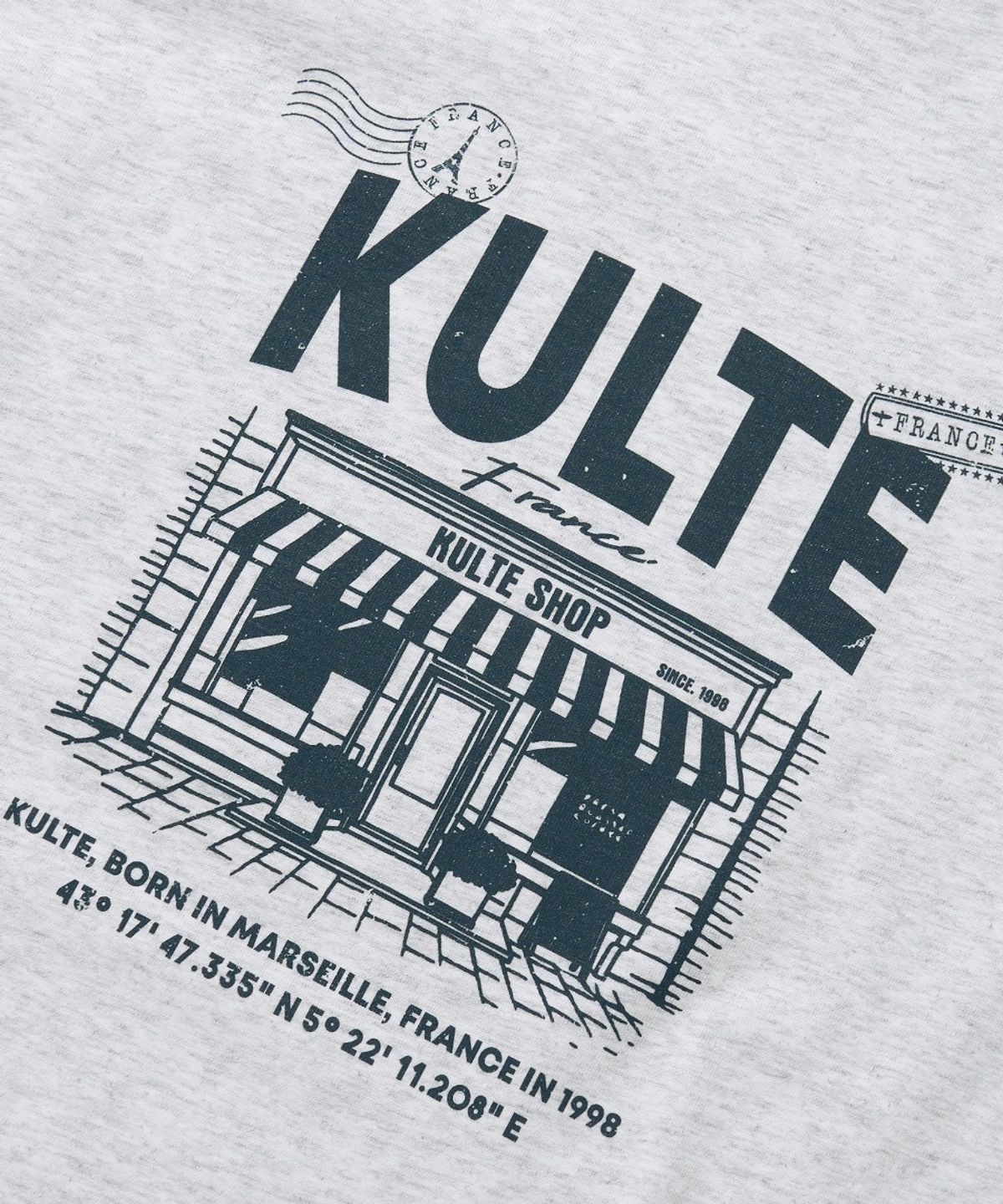 쿨트(KULTE) KULTE SHOP T-SHIRT_L.M.GREY
