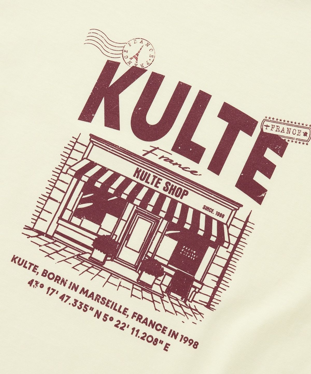 쿨트(KULTE) KULTE SHOP T-SHIRT_IVORY