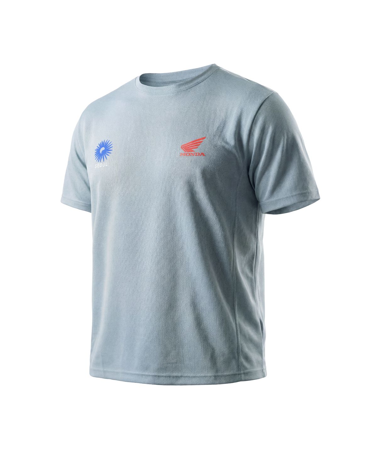 핍스 모터사이클(PHYPS MOTORCYCLE) Seoul Motorcycle Running Short Sleeve Blue Gray