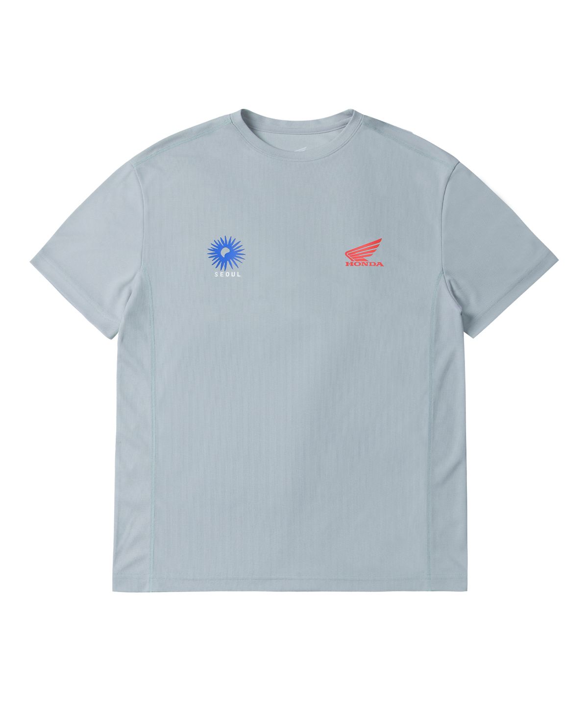 핍스 모터사이클(PHYPS MOTORCYCLE) Seoul Motorcycle Running Short Sleeve Blue Gray