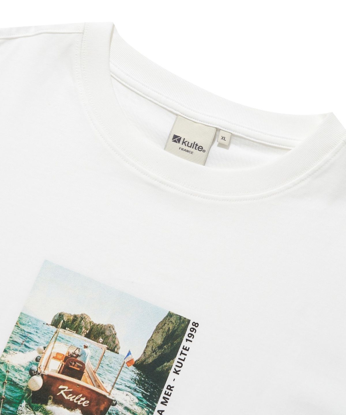 쿨트(KULTE) ACTUAL IMAGE T-SHIRT_WHITE