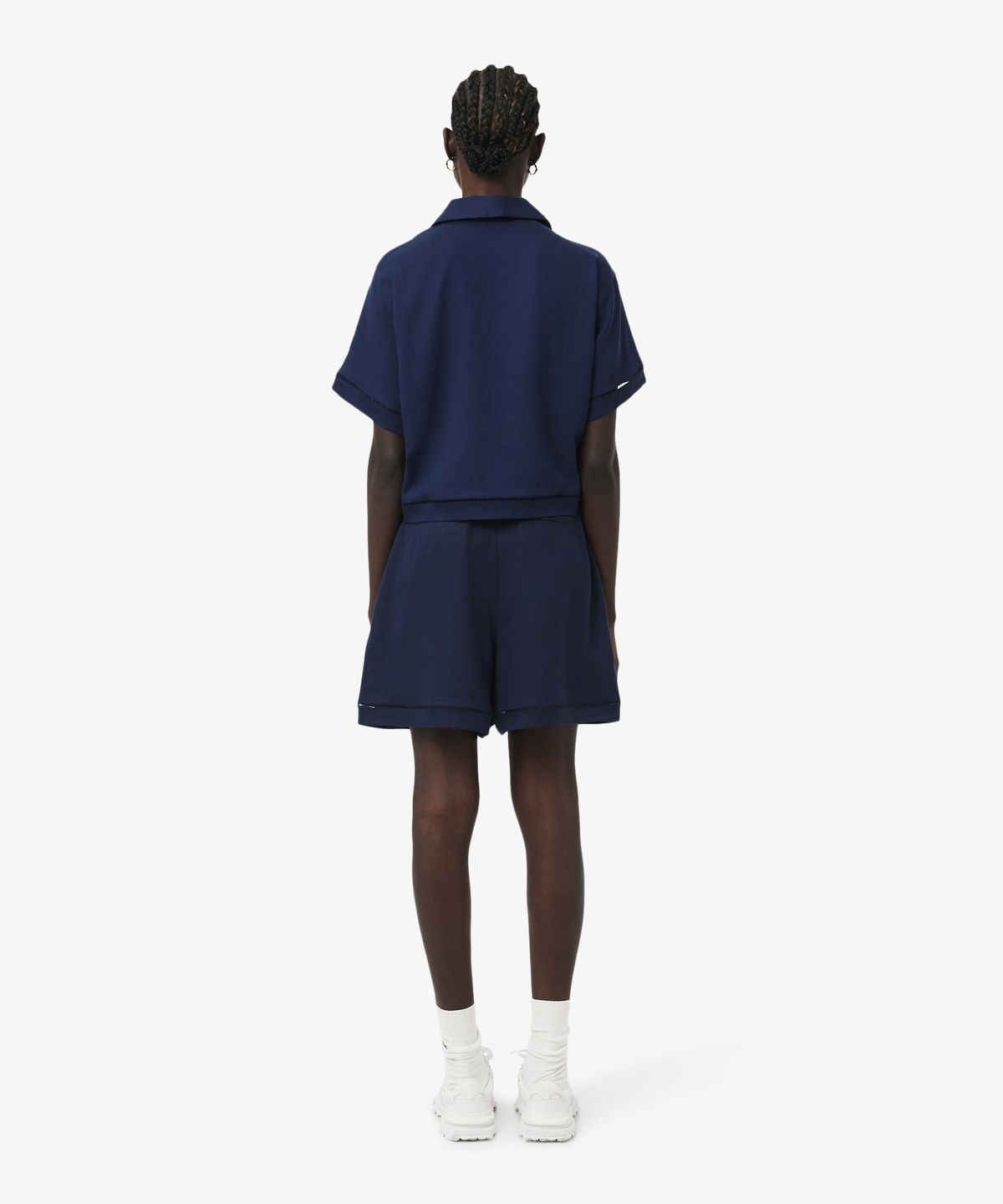 라코스테(LACOSTE) 여성 린넨 블렌디드 버뮤다 팬츠 FF1026-56G 166