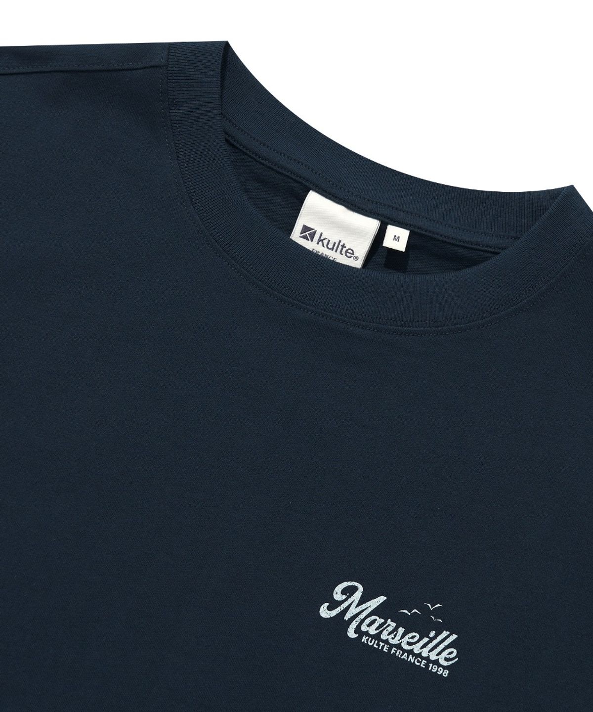 쿨트(KULTE) MARSEILLE PALM TREE T-SHIRT_D.NAVY