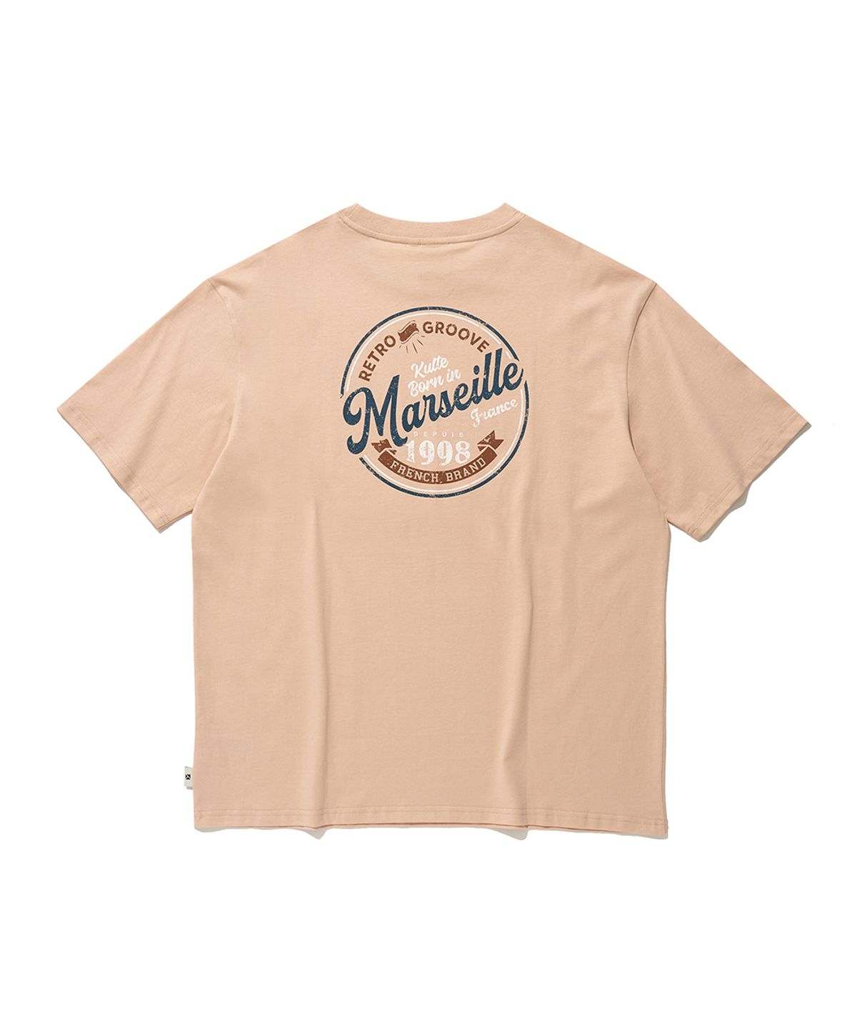 쿨트(KULTE) MARSEILLE RETRO T-SHIRT_ORANGE