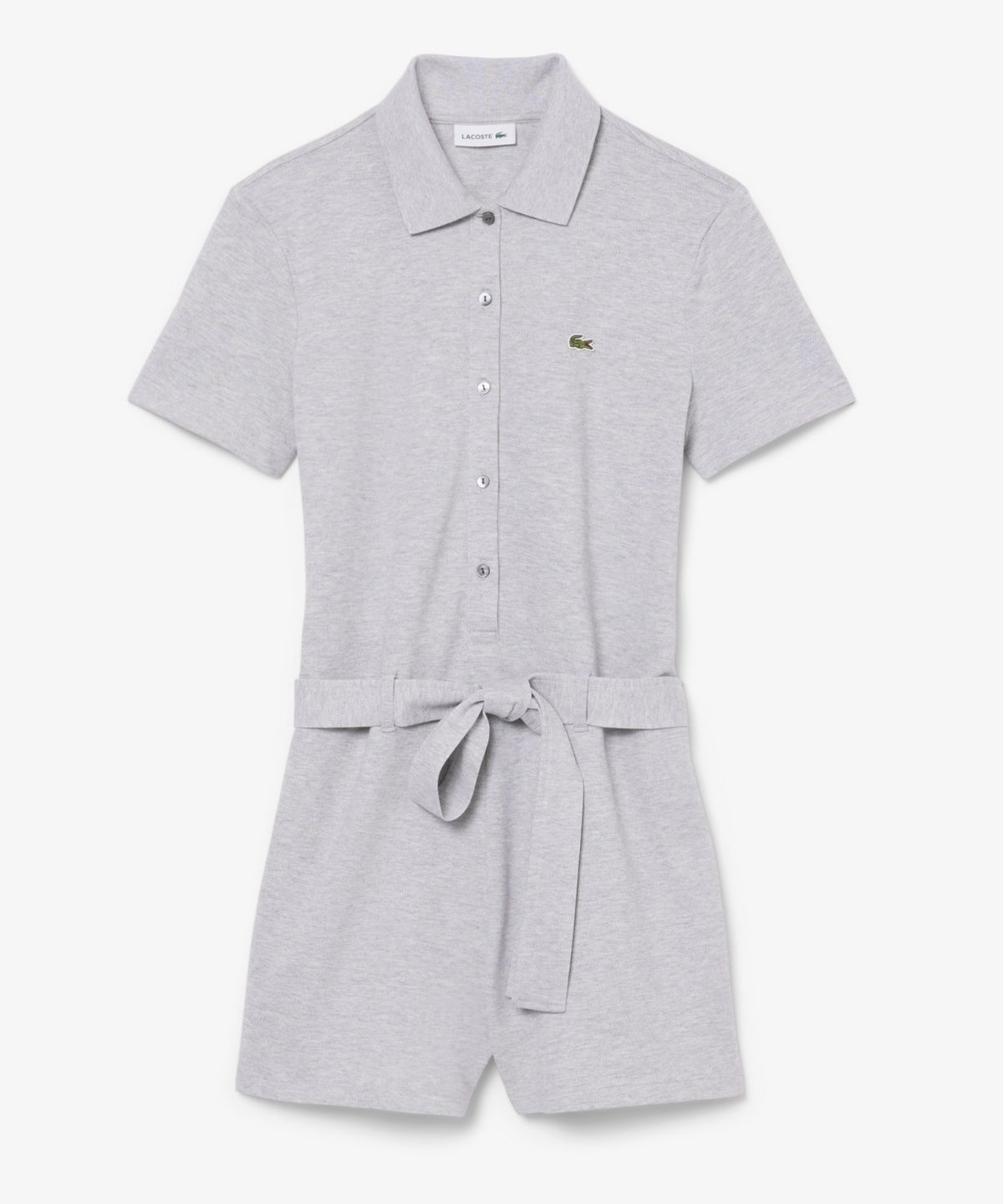 라코스테(LACOSTE) 여성 미니 피케 반팔 점프수트 EF1823-56G CCA