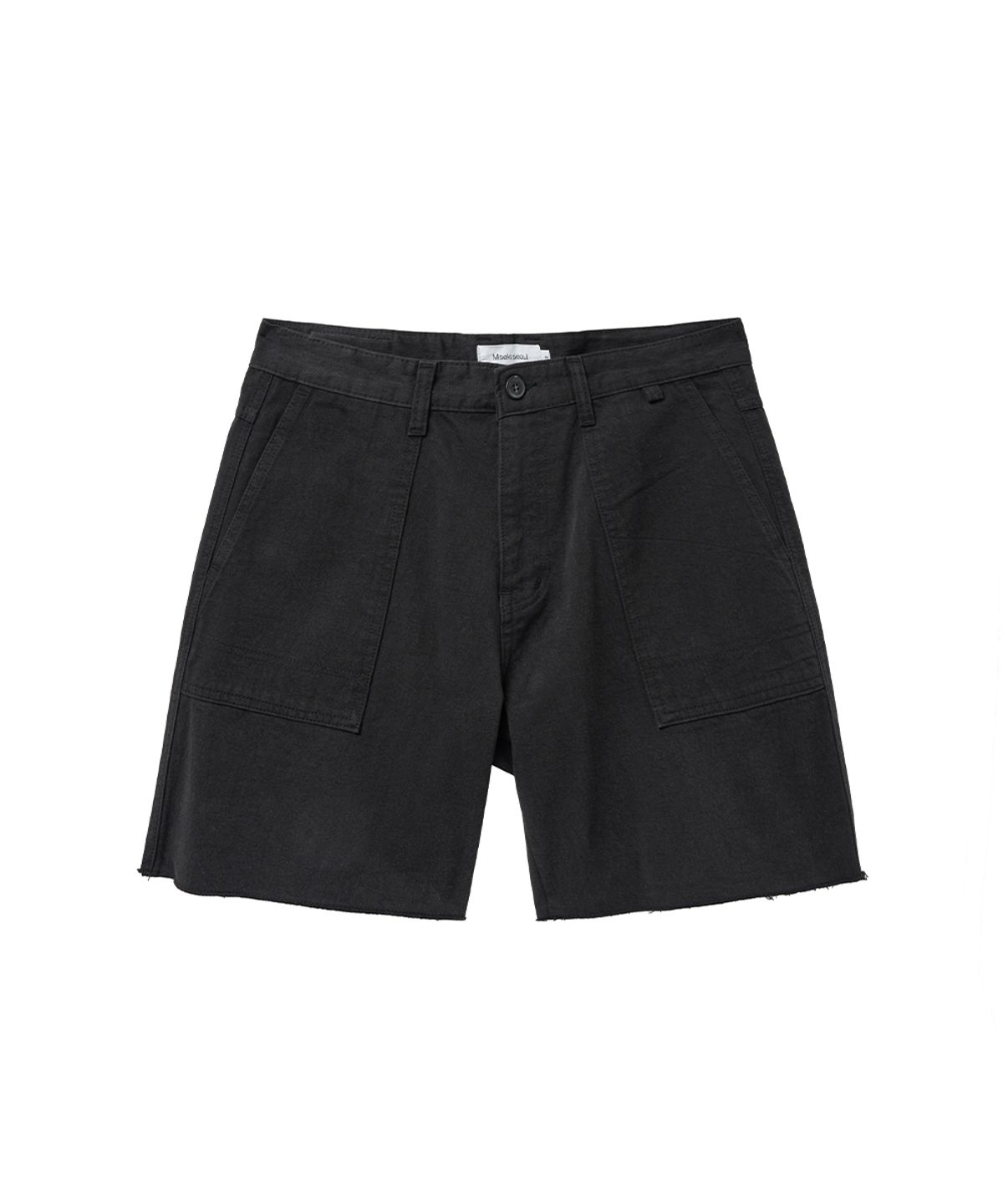 미세키서울 맨(MISEKISEOUL MEN) Cut off shorts BLACK