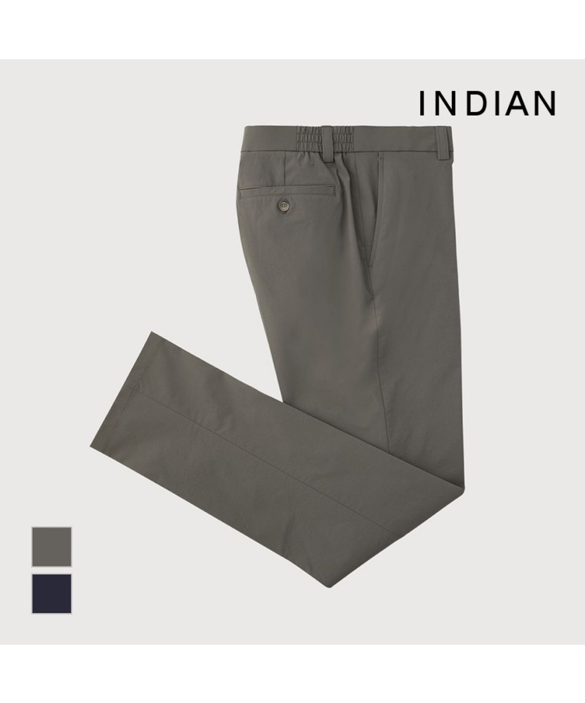인디안(INDIAN) 고신축 나일론 밴딩 바지_MIUDLYM3161