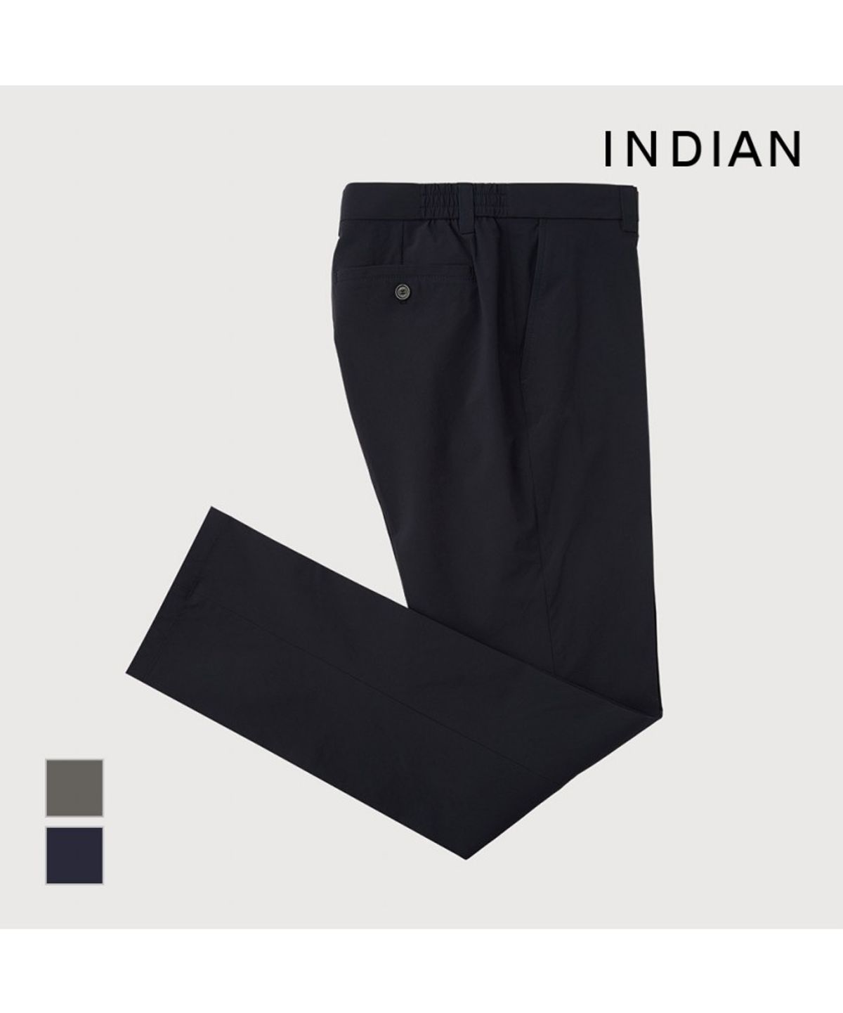 인디안(INDIAN) 고신축 나일론 밴딩 바지_MIUDLYM3161
