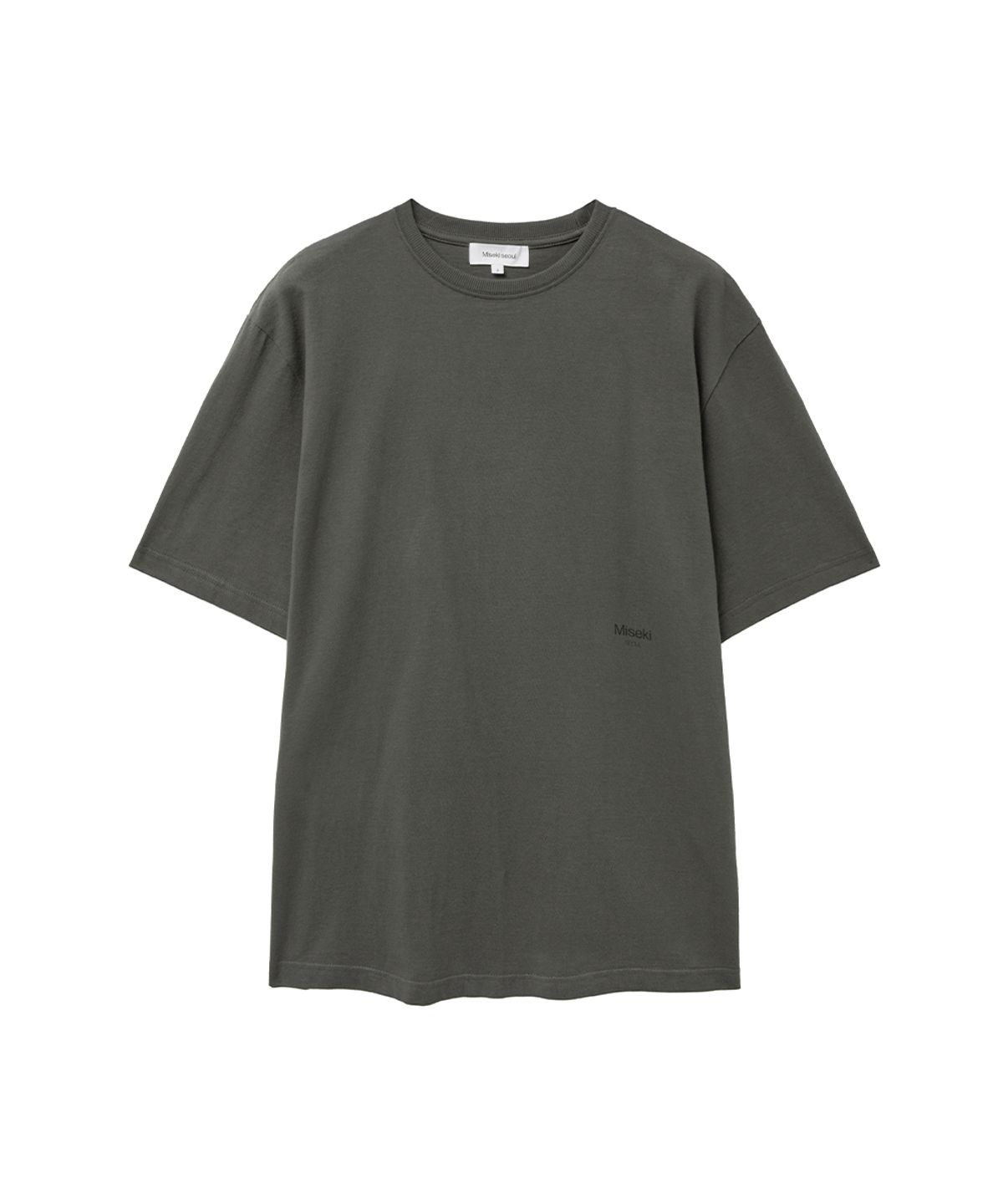 미세키서울 맨(MISEKISEOUL MEN) Yuyake graphic short sleeve CHARCOAL