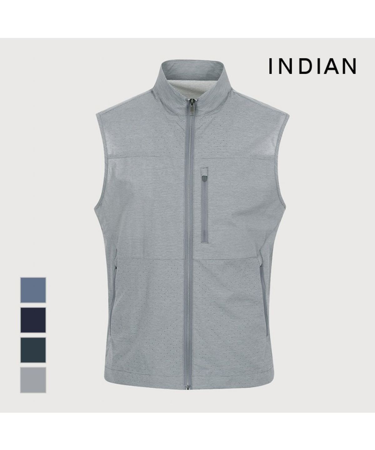 인디안(INDIAN) 경량 펀칭 베스트_MIEQC4M3101