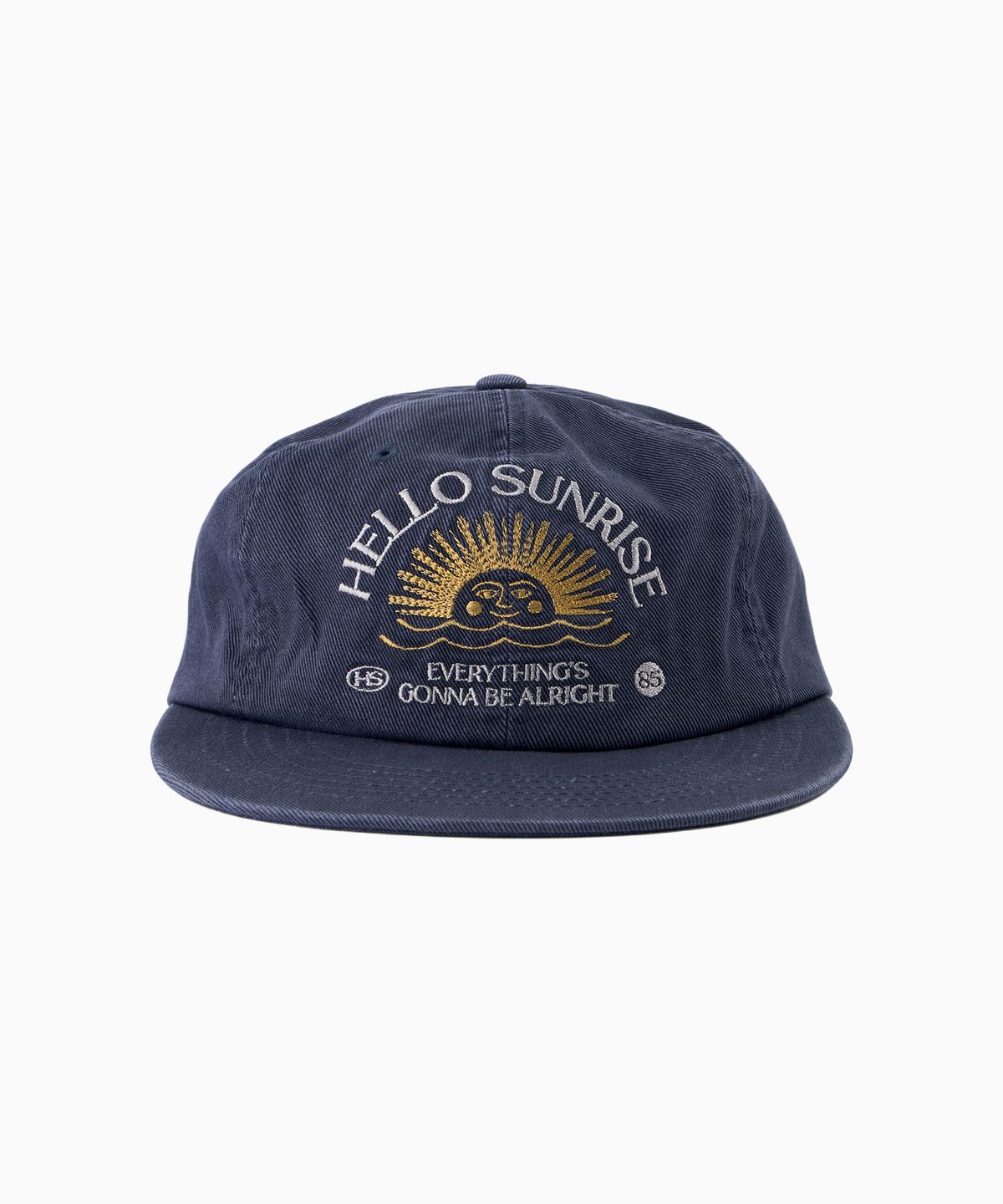 헬로 선라이즈(HELLO SUNRISE) Washed Two Tone Arch Logo 6panel Cap_Gray Purple