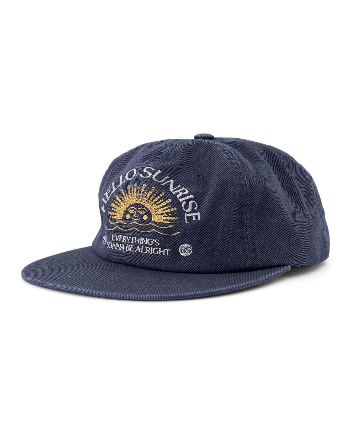 헬로 선라이즈(HELLO SUNRISE) Washed Two Tone Arch Logo 6panel Cap_Gray Purple
