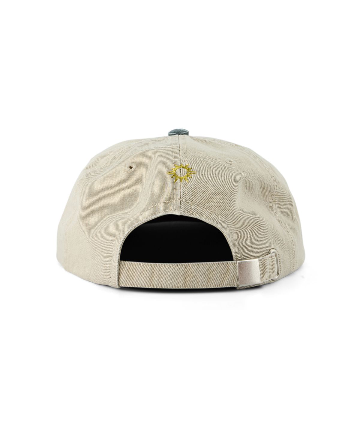 헬로 선라이즈(HELLO SUNRISE) Washed Two Tone Arch Logo 6panel Cap_Beige & Khaki