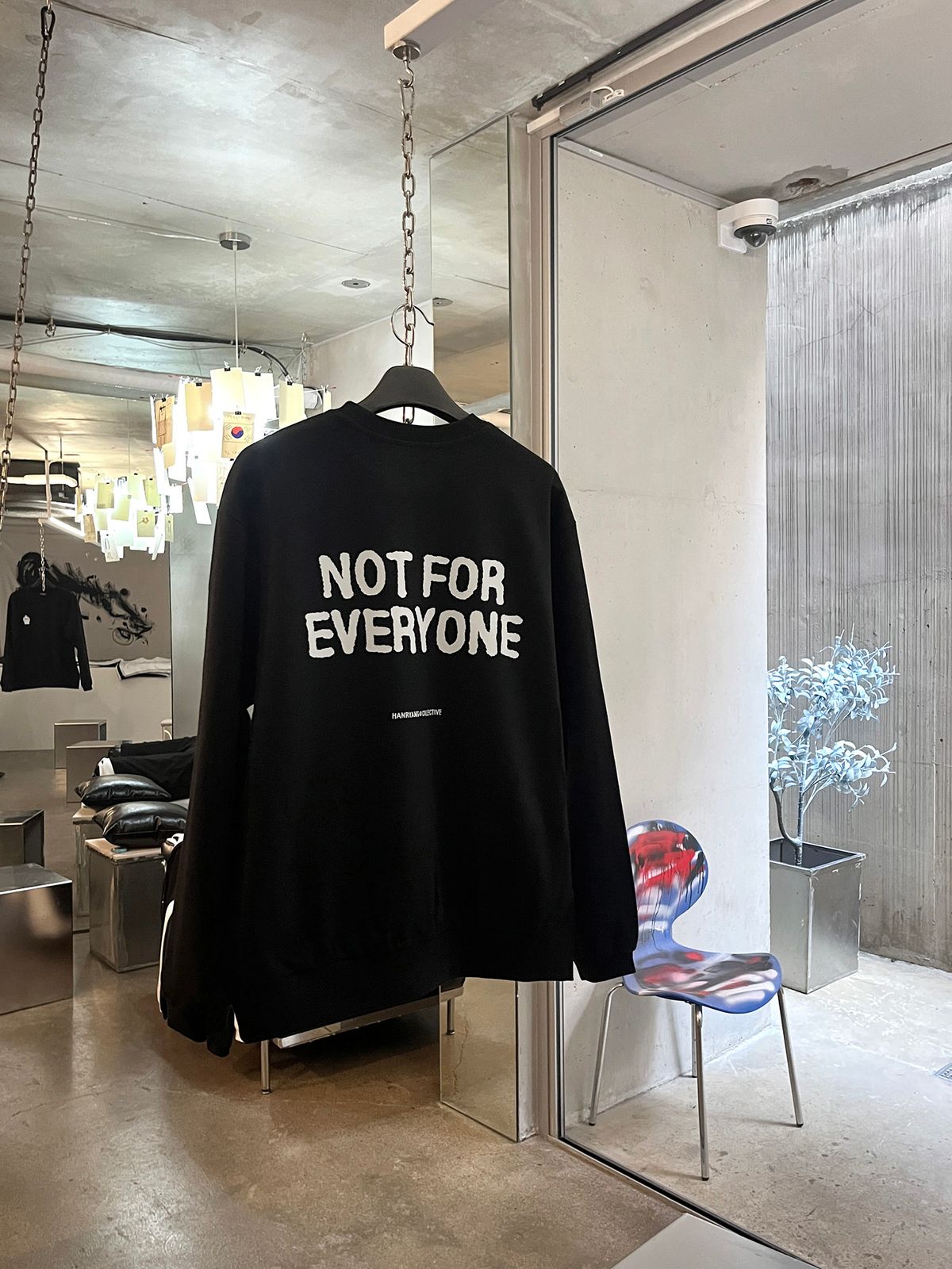 한량 컬렉티브(HANRYANG COLLECTIVE) HR M SYMBOL_W CREW SWEAT BLACK