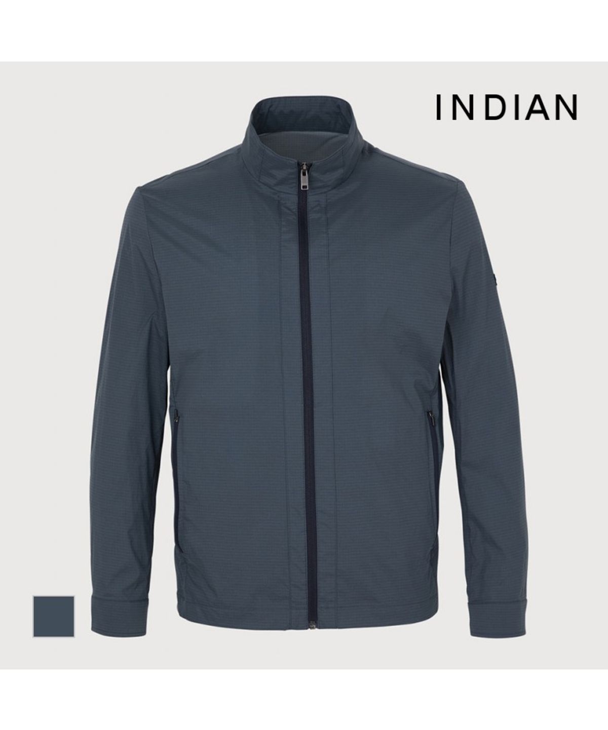 인디안(INDIAN) 잔체크 라이트점퍼_MITCL3M3221