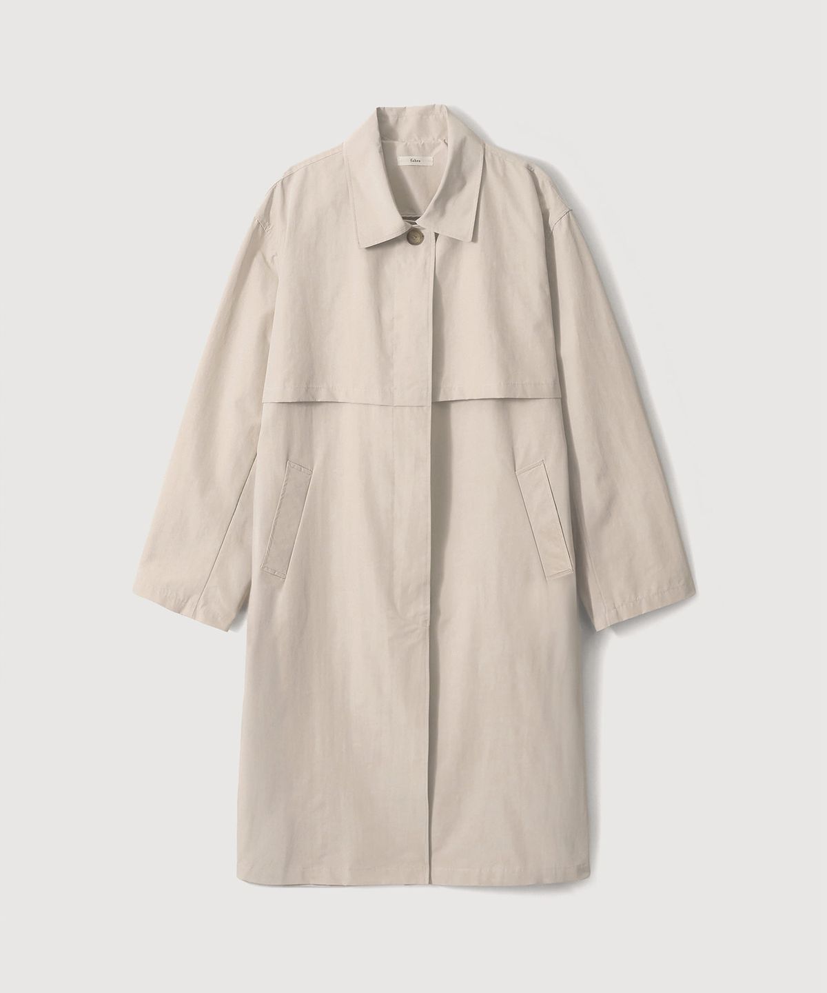 파로(FAHRO) FLAP MAC COAT BEIGE