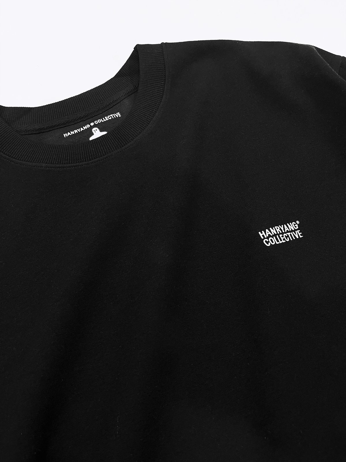 한량 컬렉티브(HANRYANG COLLECTIVE) HR S LOGO CREW SWEAT BLACK