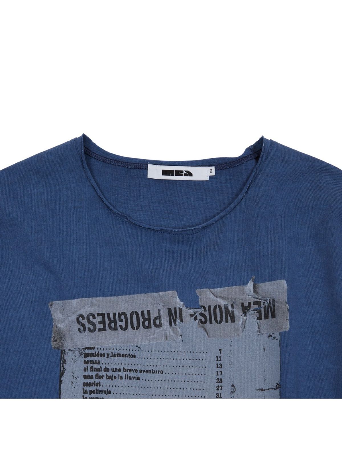메아(MEA) VTG POSTER GRAPHIC T-SHIRT [DUTCH BLUE]
