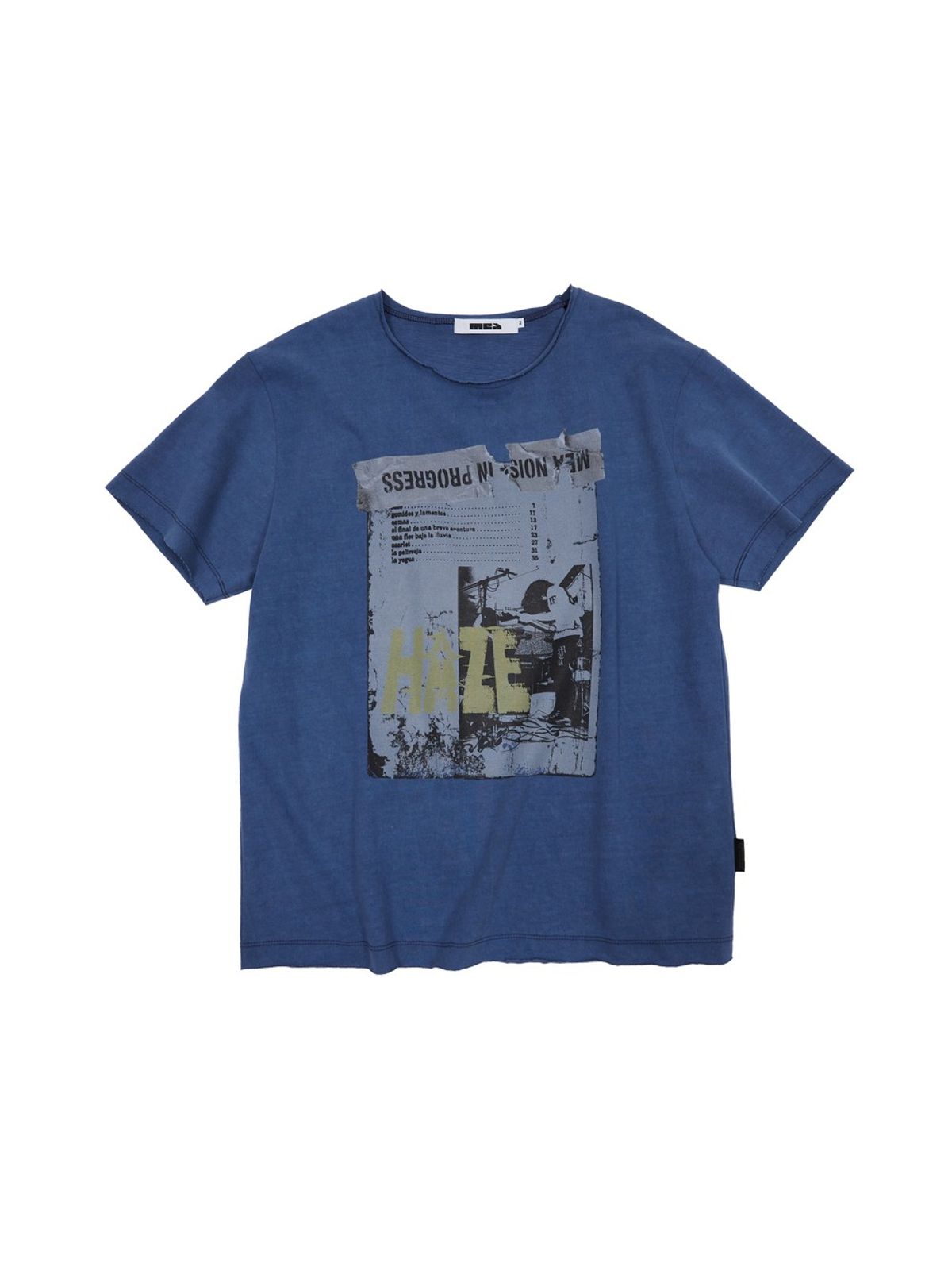 메아(MEA) VTG POSTER GRAPHIC T-SHIRT [DUTCH BLUE]