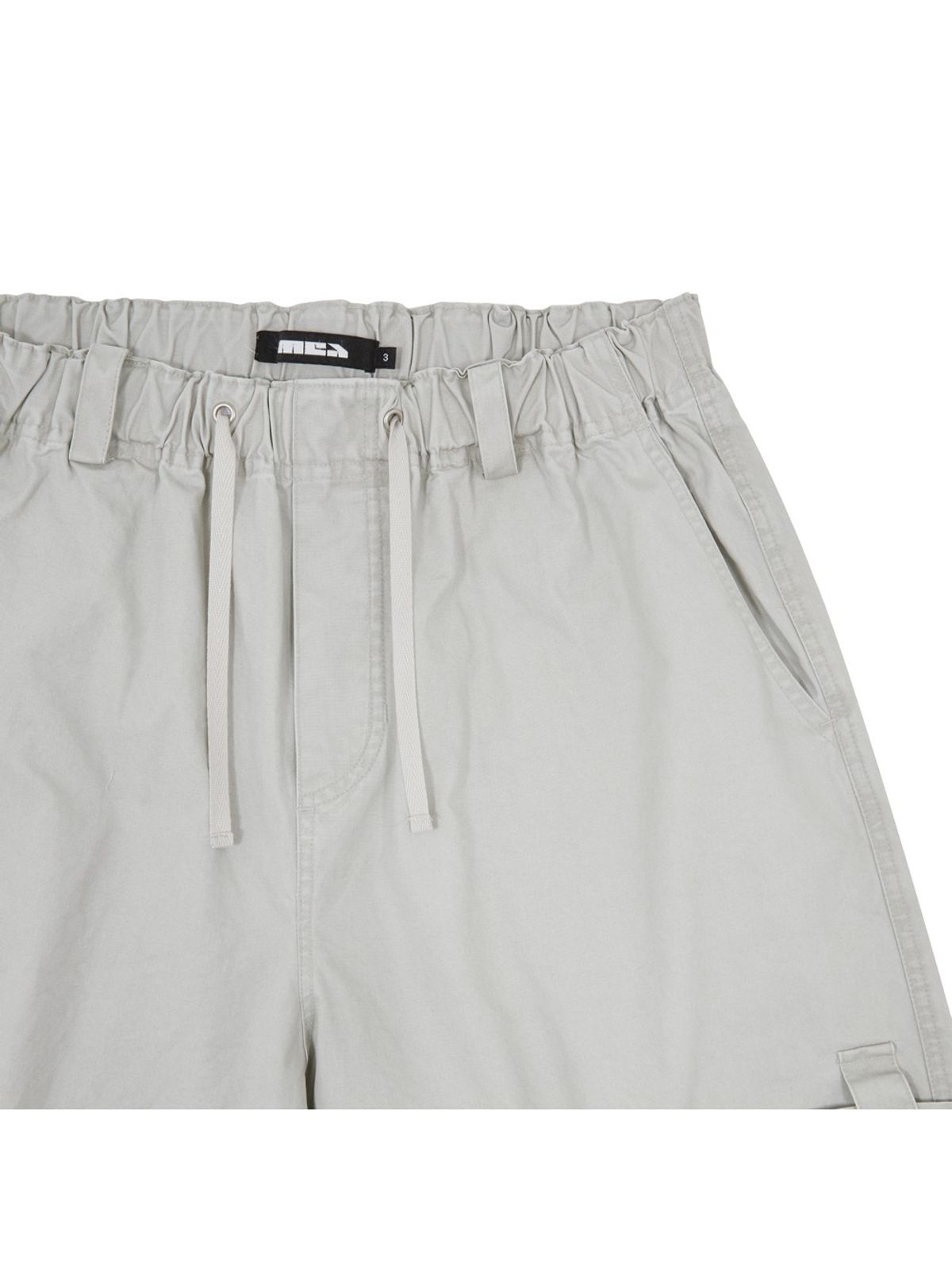 메아(MEA) WASHED CARGO SHORTS [LIGHT GREY]