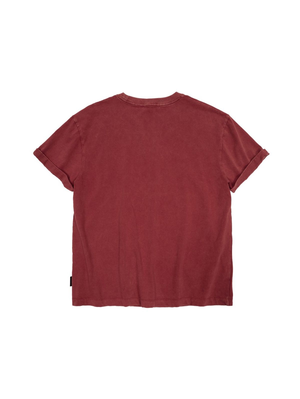 메아(MEA) VINTAGE WASHED STITCH T-SHIRT [RED]