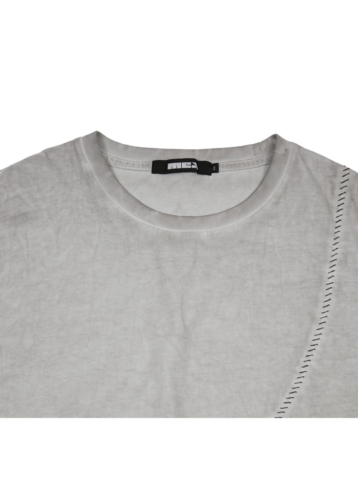 메아(MEA) VINTAGE WASHED STITCH T-SHIRT [ASH]