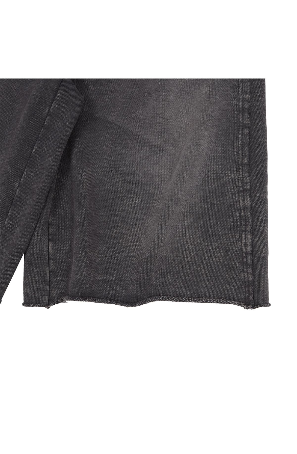 메아(MEA) WASHED BERMUDA SWEAT SHORTS [CHARCOAL BLUE]