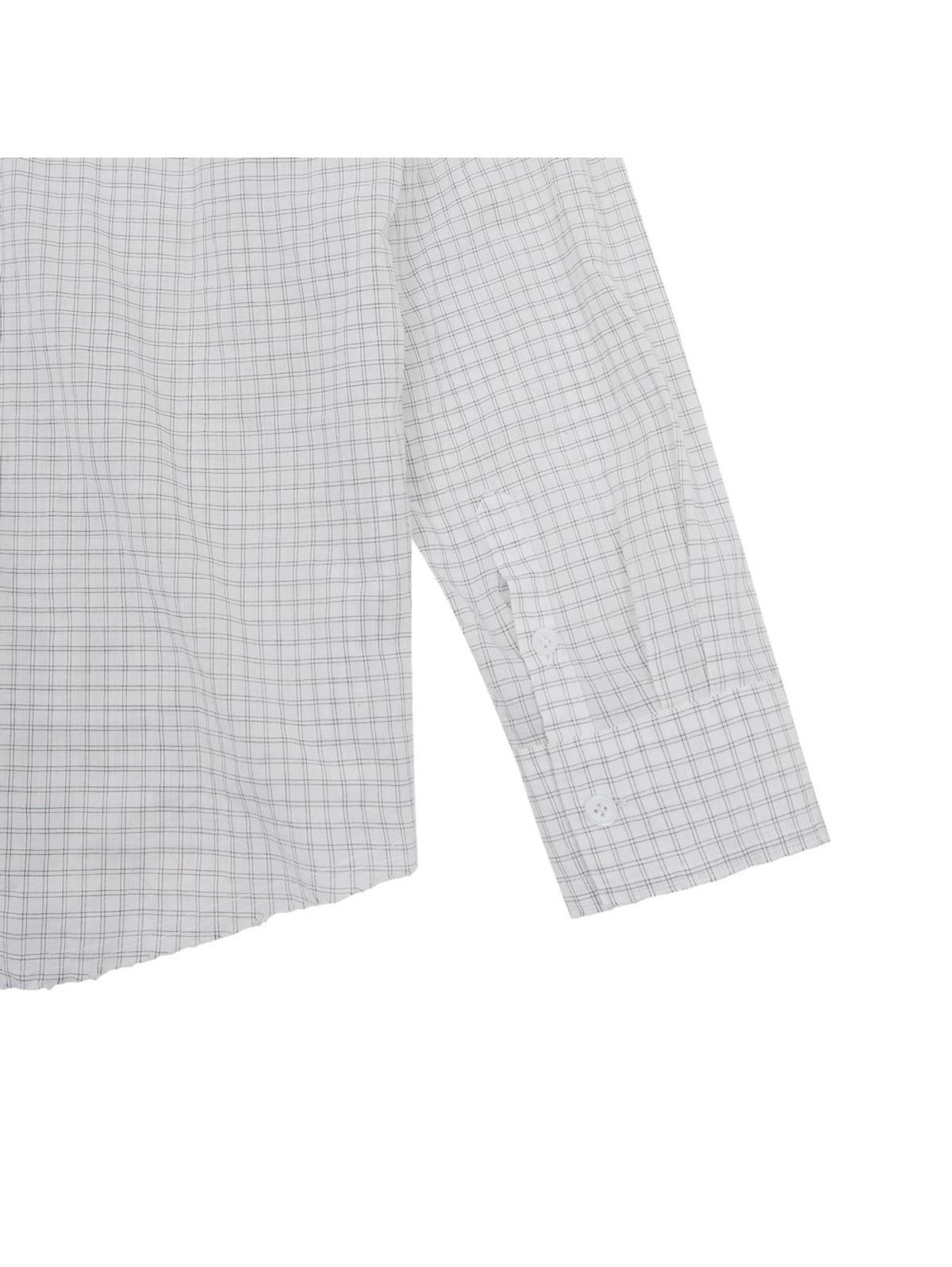 메아(MEA) STUDDED CHECK SHIRT [WHITE]