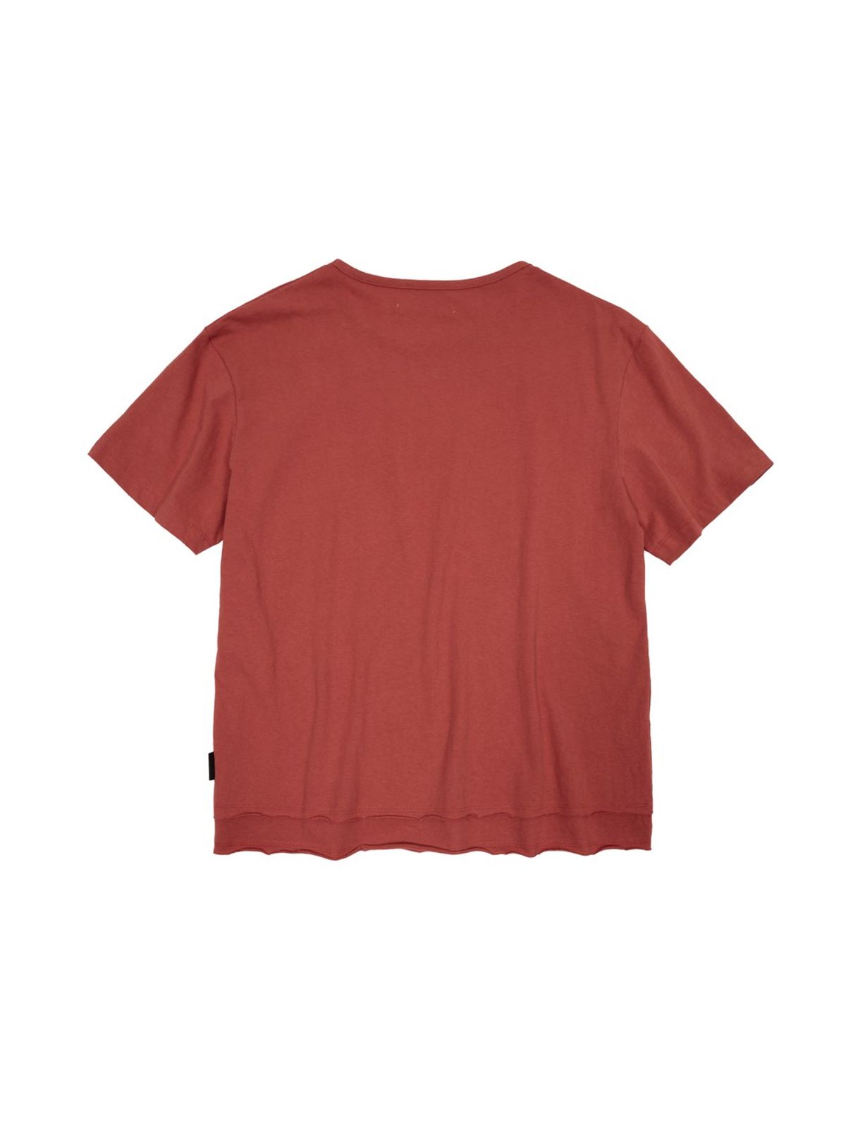 메아(MEA) SUMMER HAZE LAYERED T-SHIRT [CORAL]