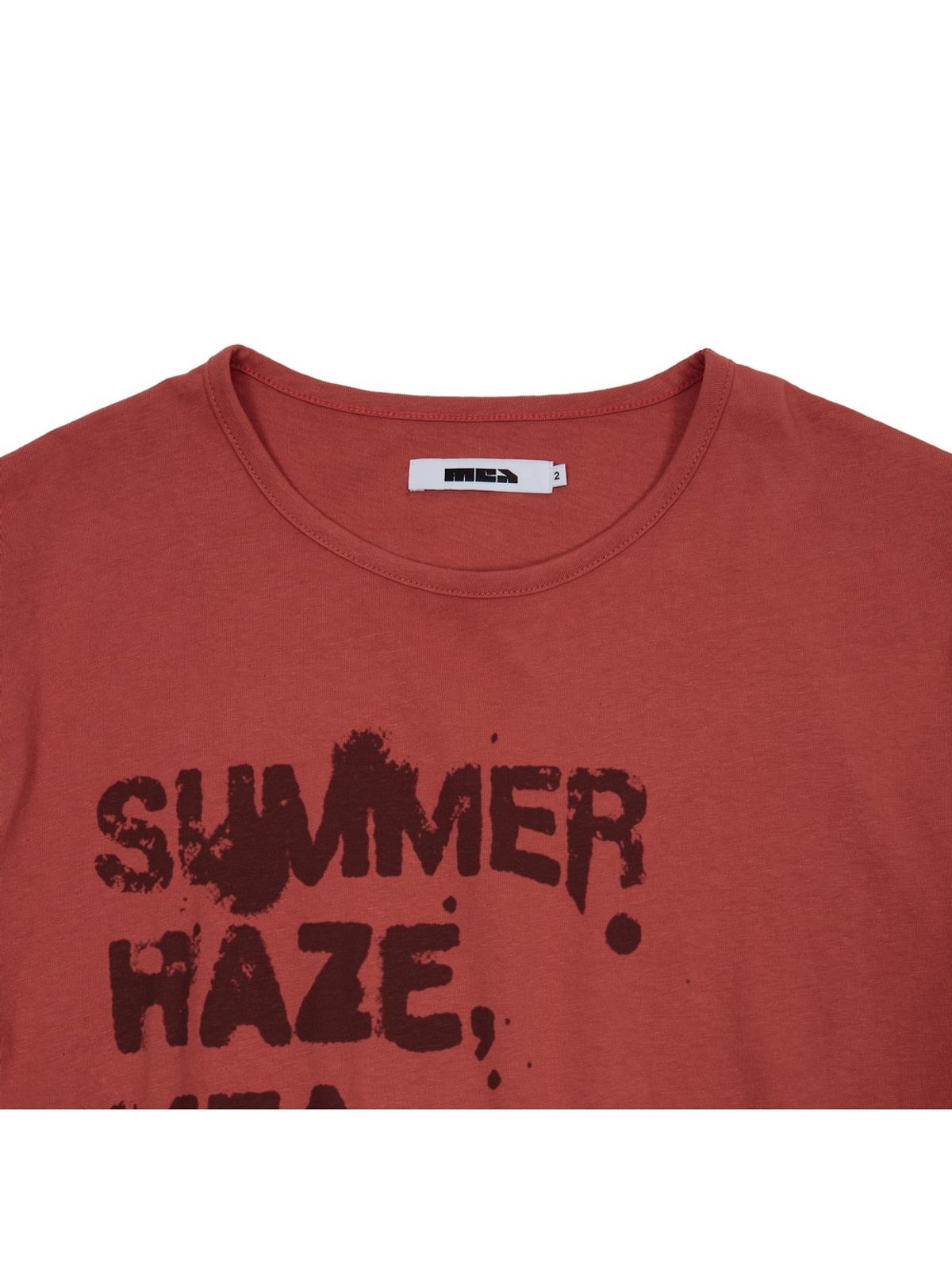 메아(MEA) SUMMER HAZE LAYERED T-SHIRT [CORAL]
