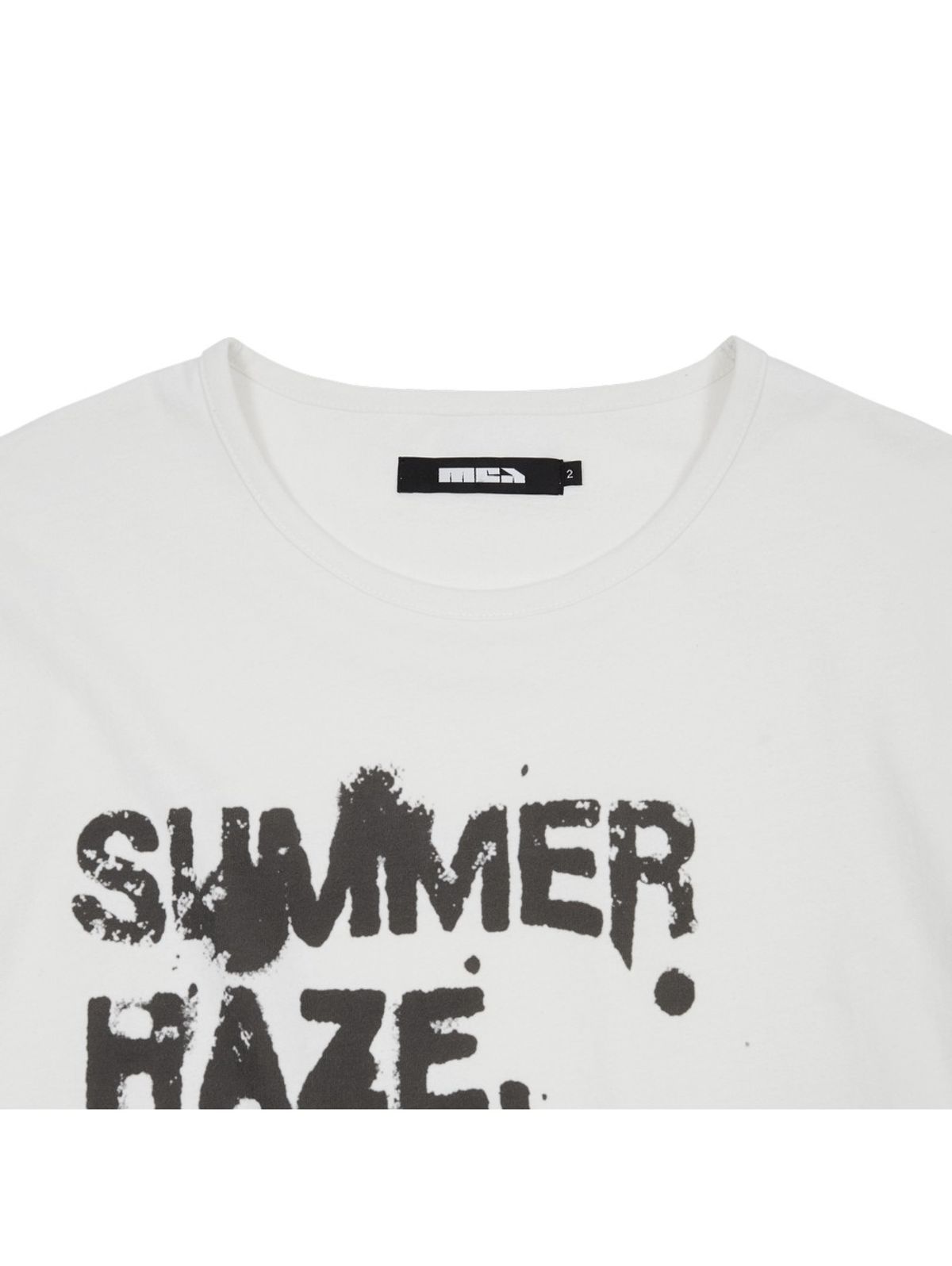 메아(MEA) SUMMER HAZE LAYERED T-SHIRT [WHITE]